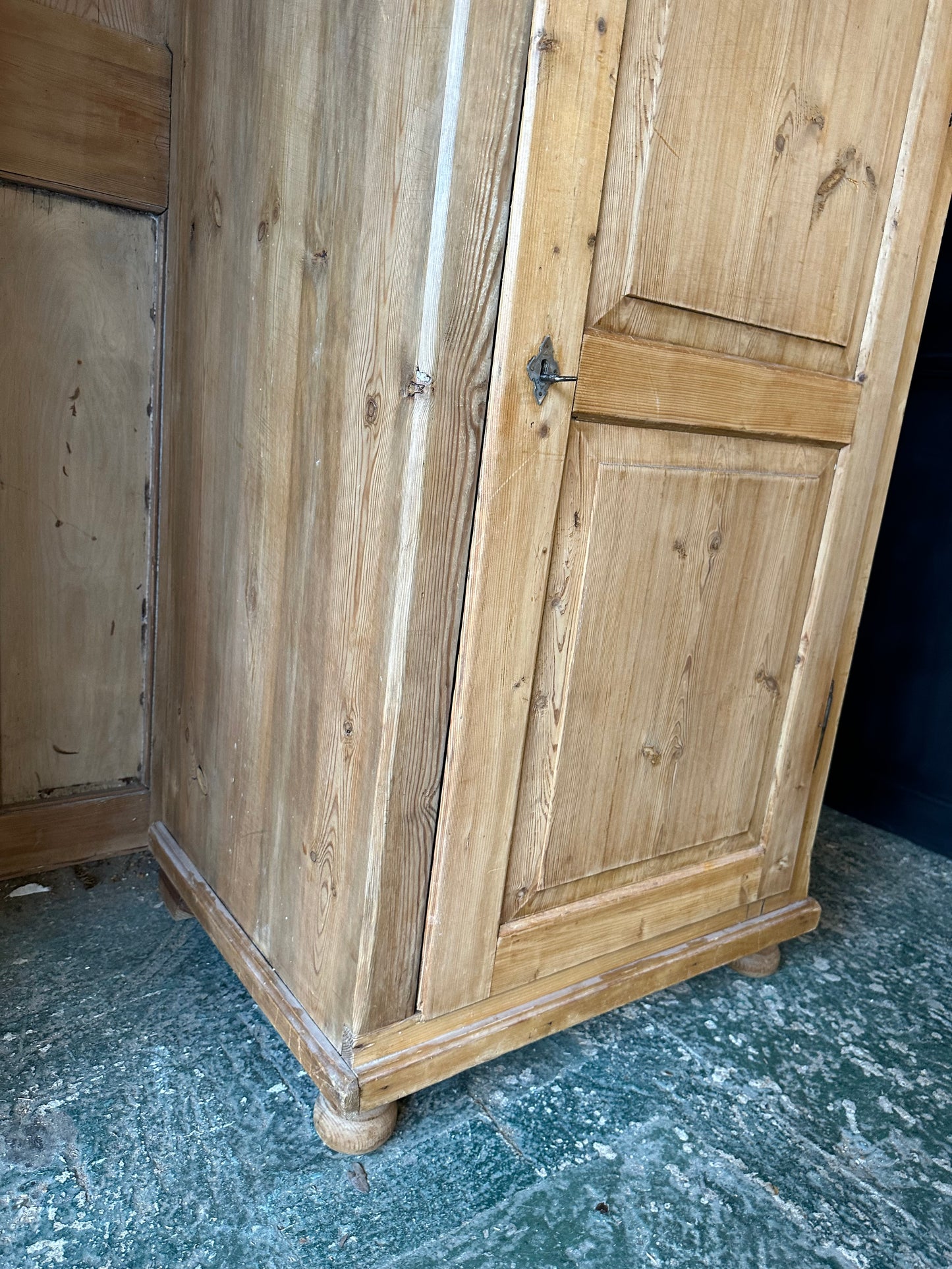 Rustic vintage wardrobe