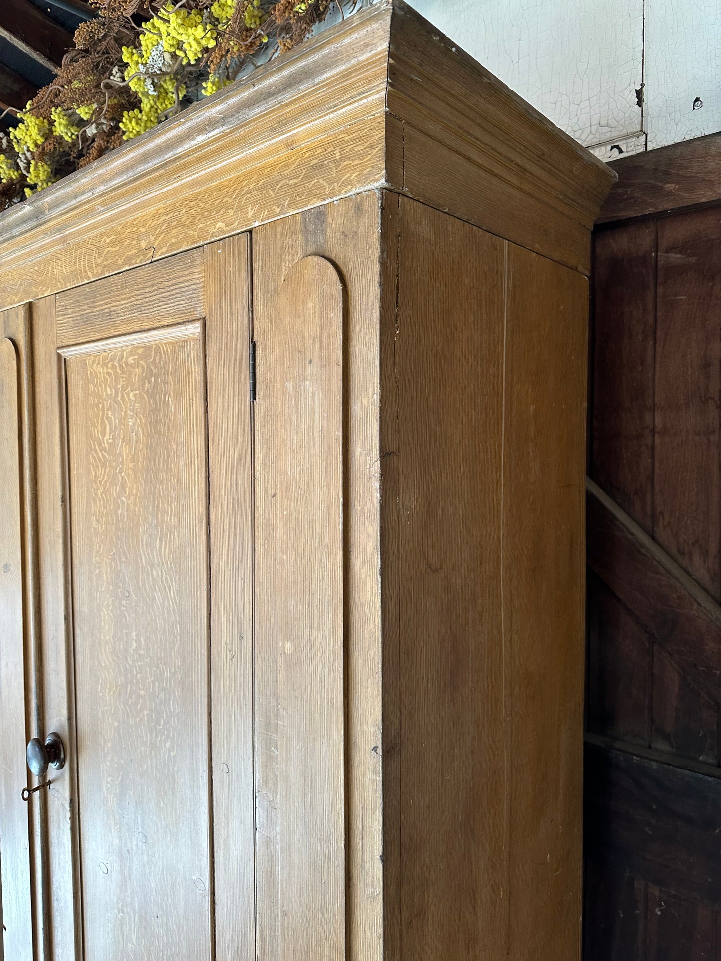 Rustic vintage wardrobe