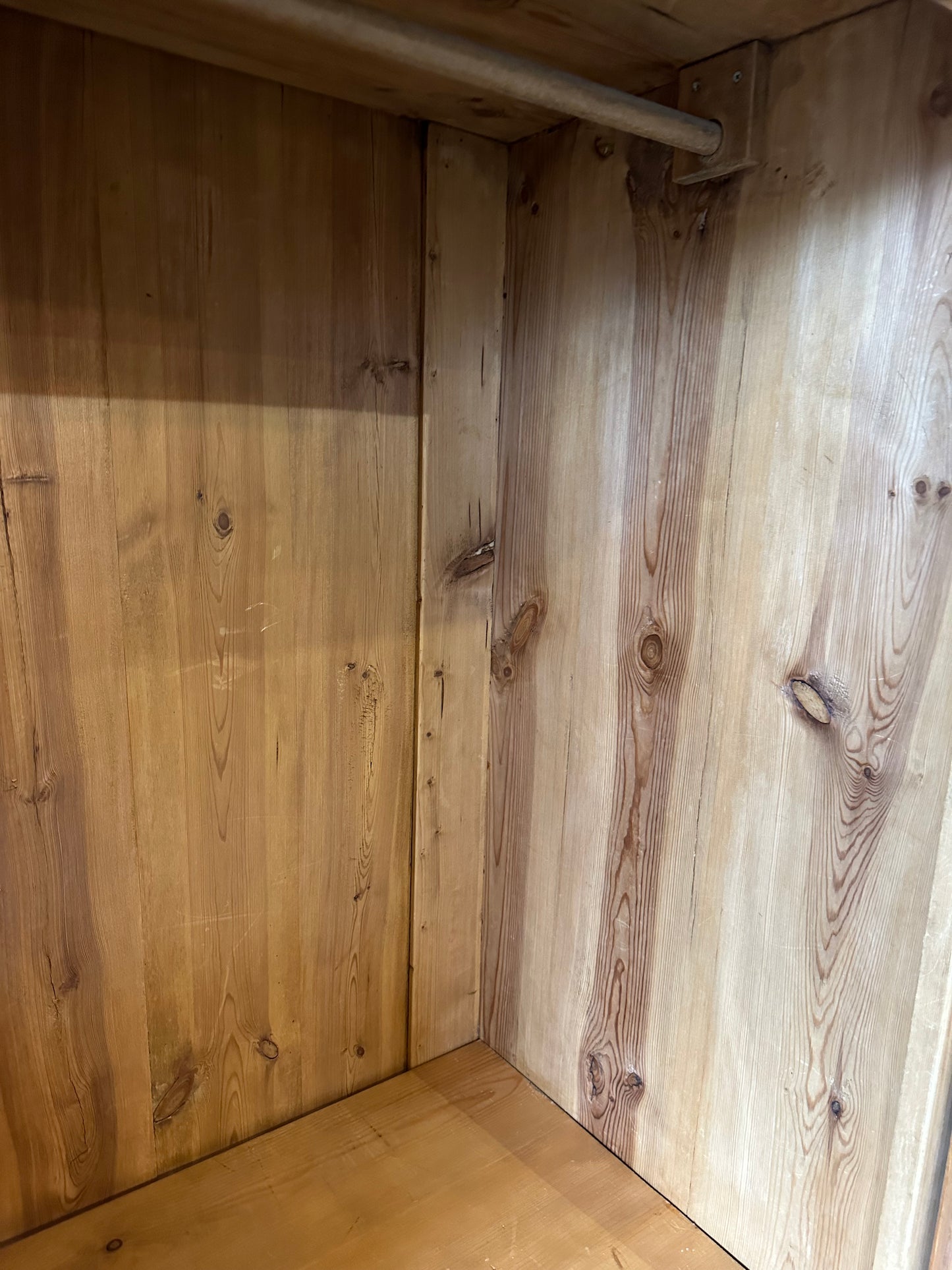 Rustic vintage wardrobe