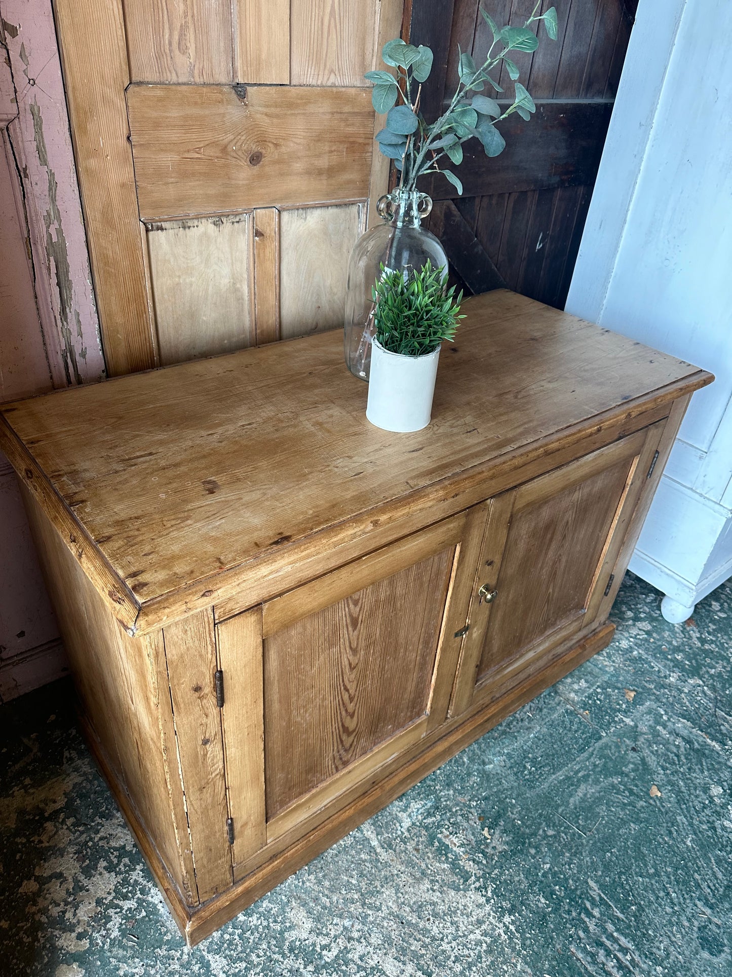 Rustic vintage sideboard