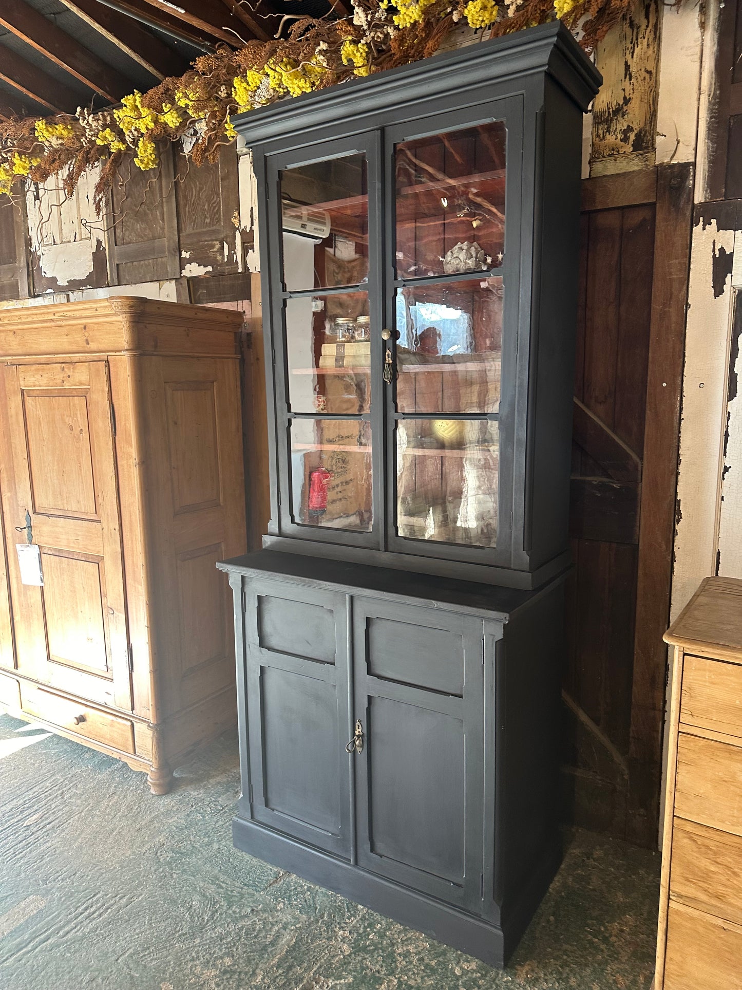 Rustic vintage dresser