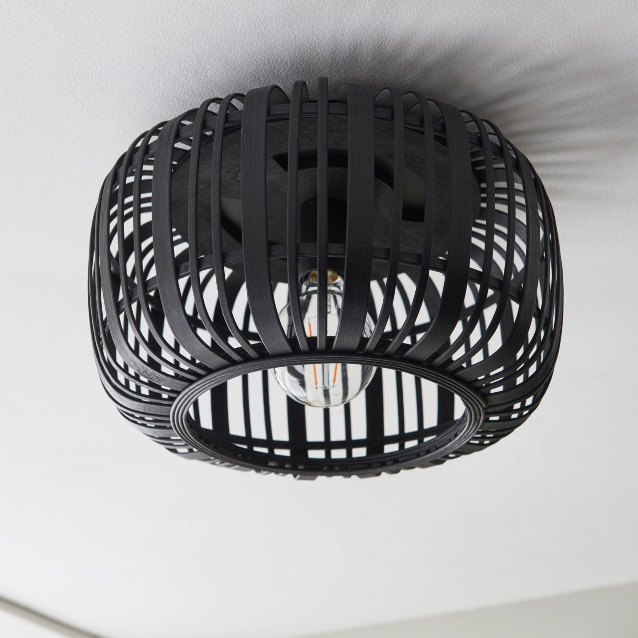 Mathias Ceiling Light Dark Bamboo