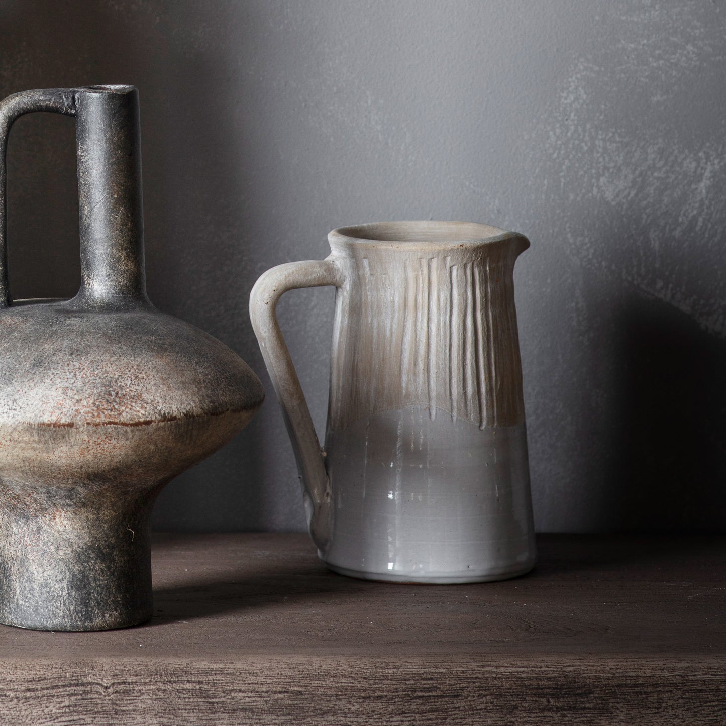 Moresk Jug Matt White Large