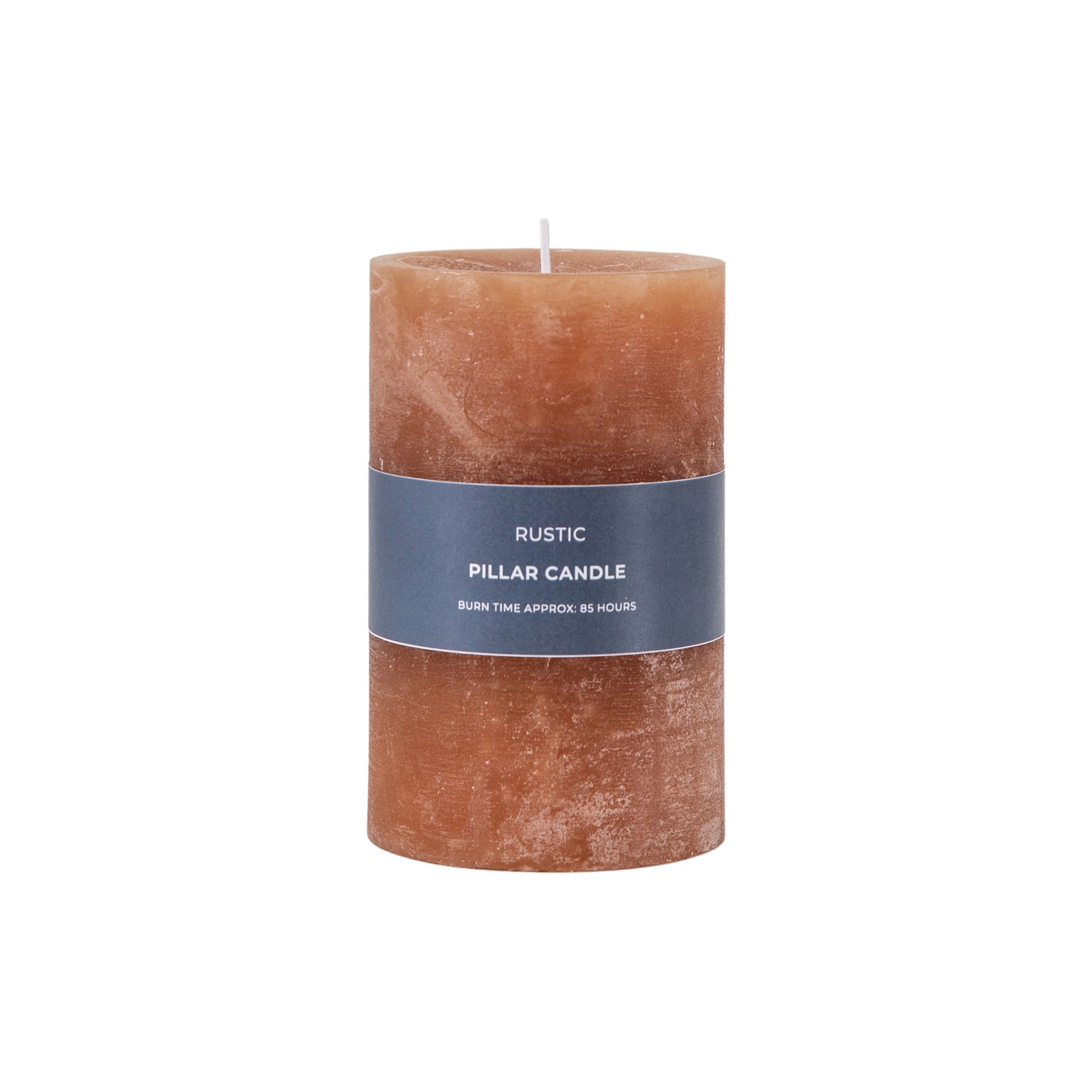 Pillar Candle Rustic Amber