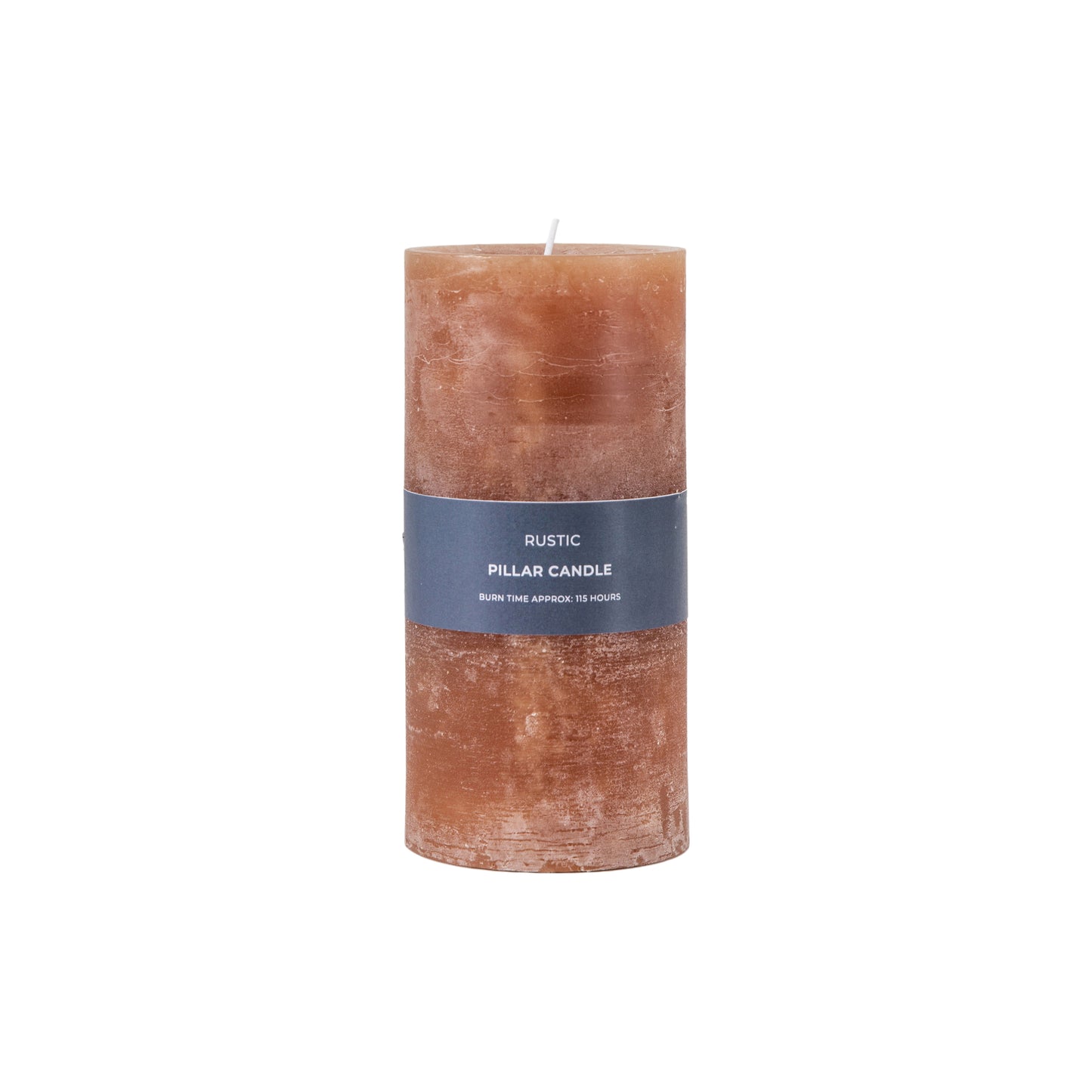 Pillar Candle Rustic Amber