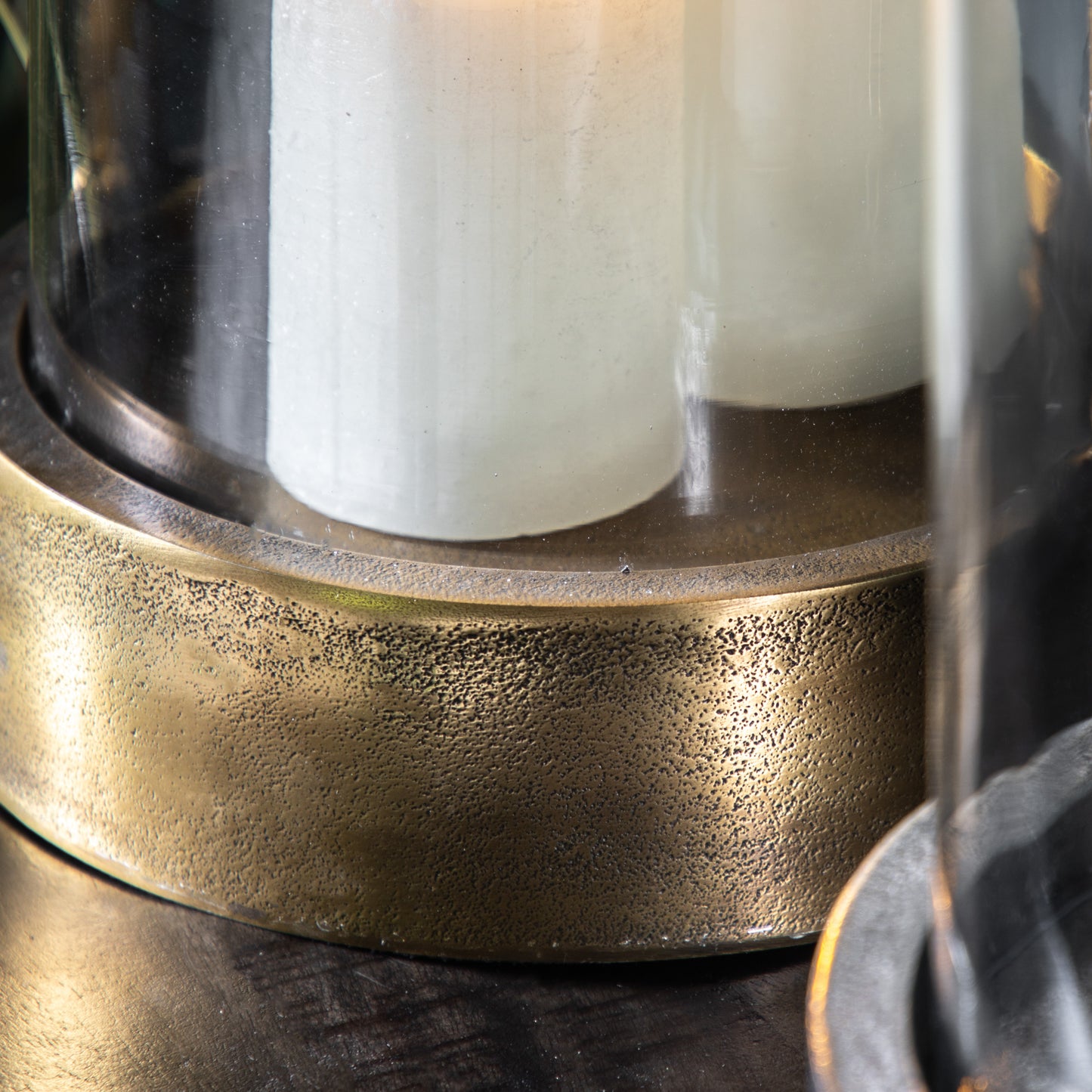 Linton Hurricane Antique Brass Finish