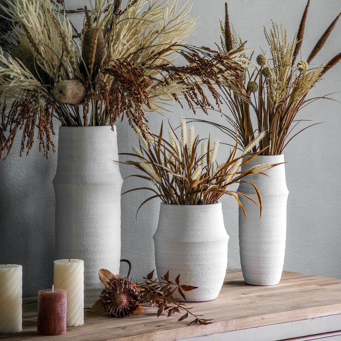 Larson Vase White