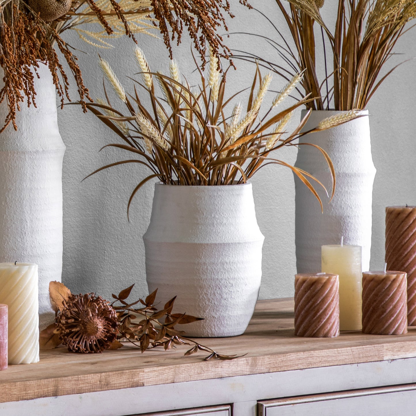 Larson Vase White
