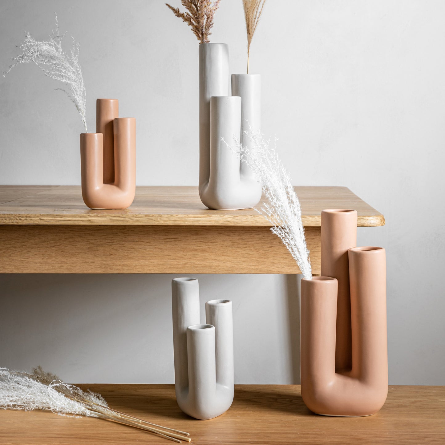 Oldfield Vase x3 Small Pebble