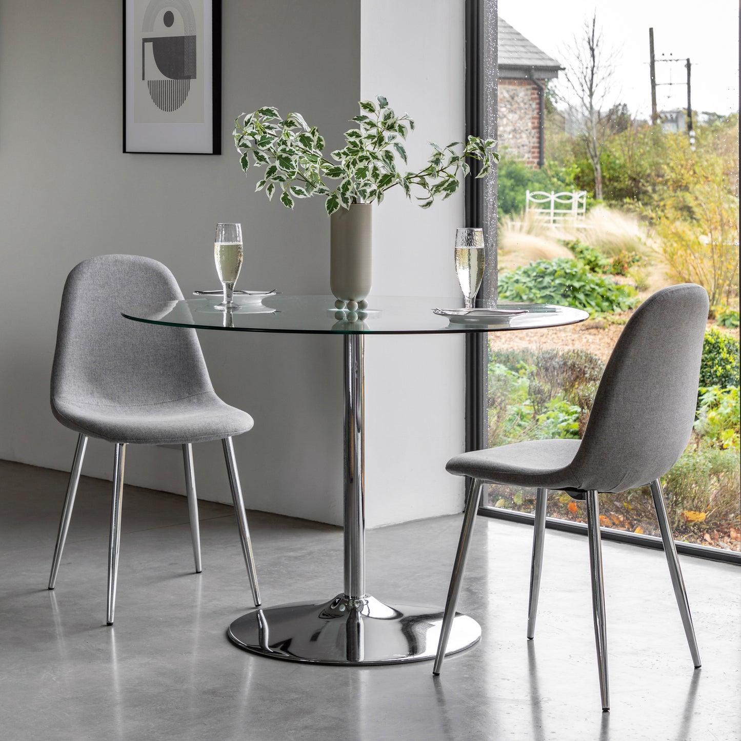 Pluto Vase Small Grey