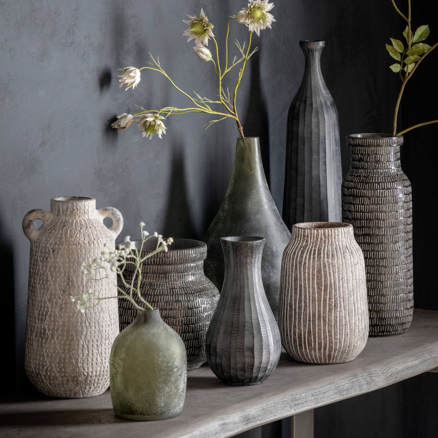 Potosi Vase Small Earthy White