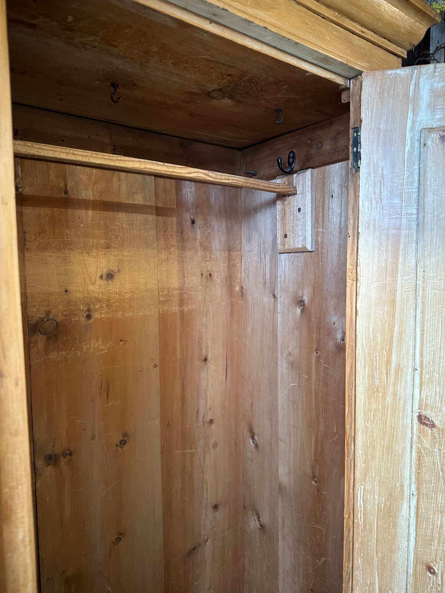 Rustic vintage wardrobe
