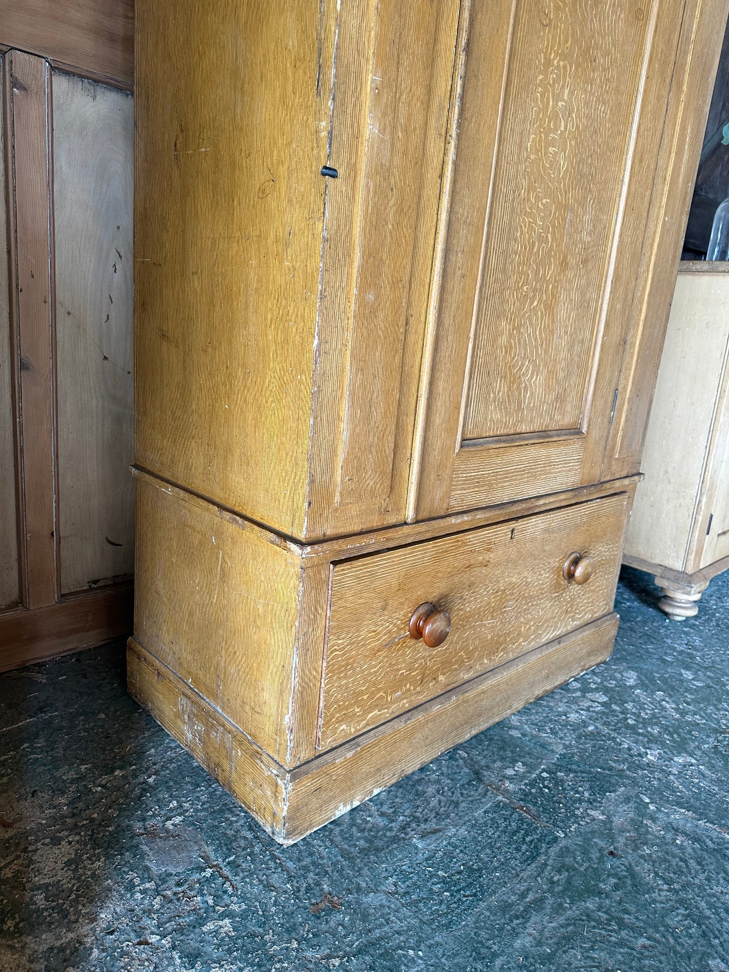 Rustic vintage wardrobe