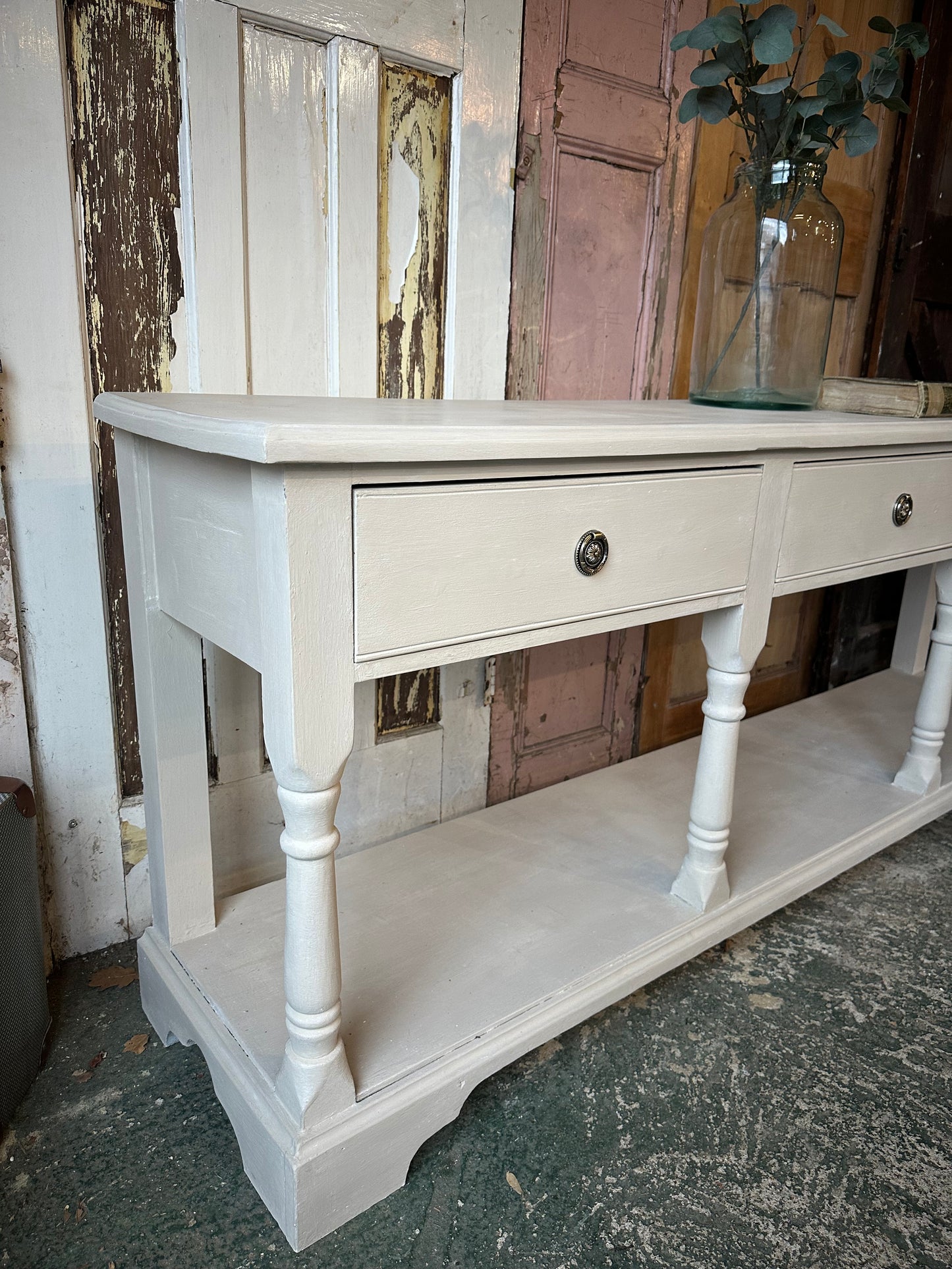 Rustic console table / sideboard