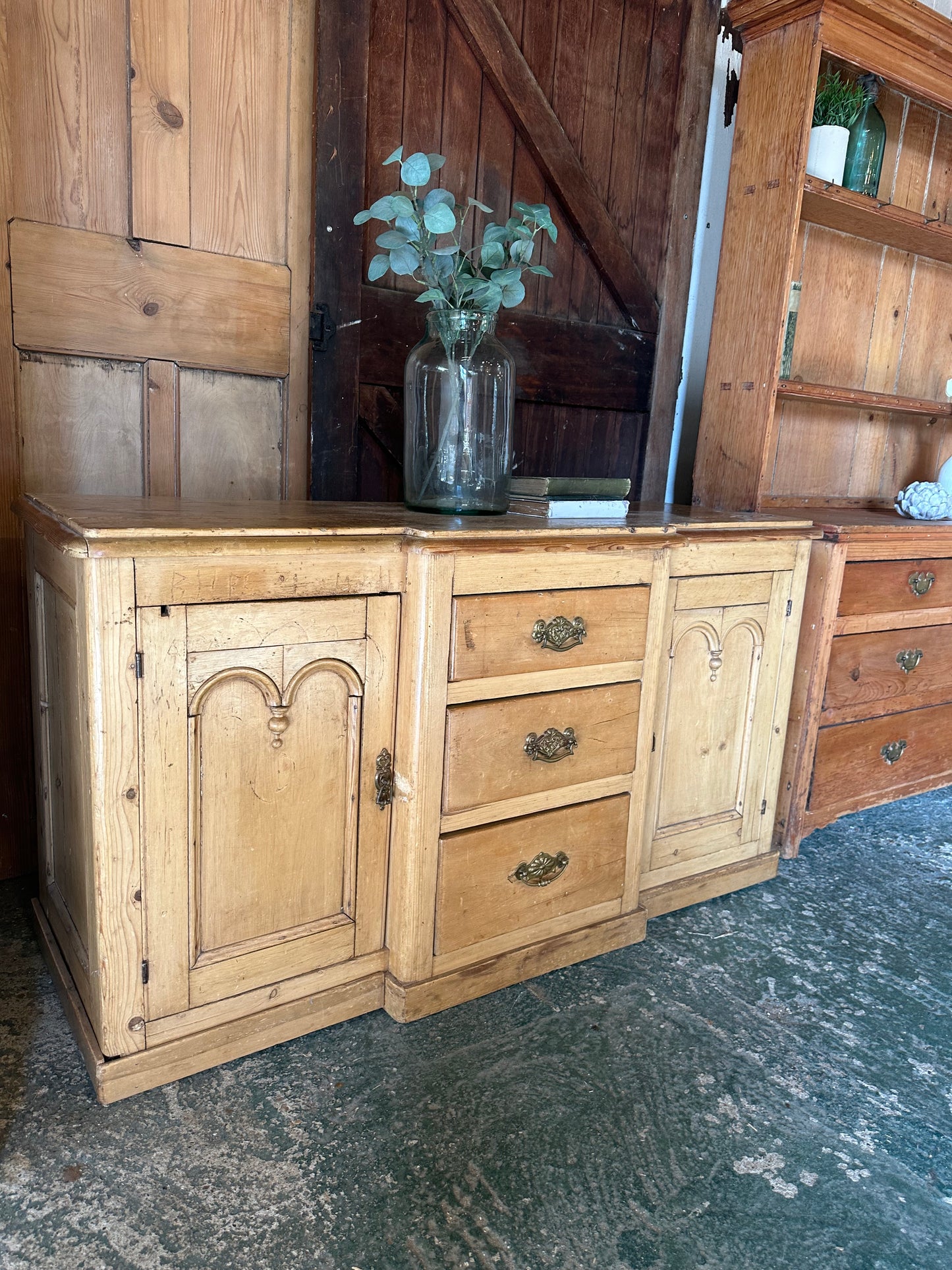 Rustic vintage sideboard
