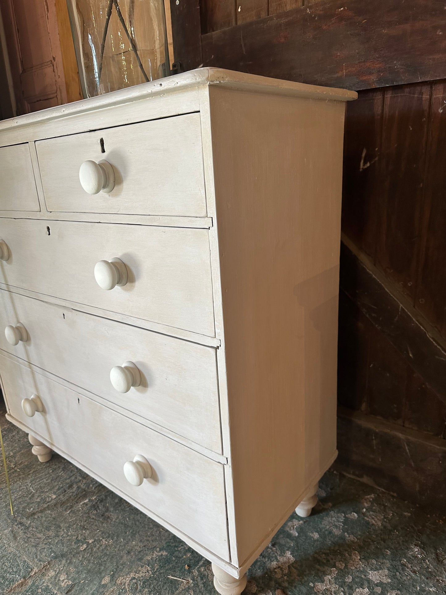 Rustic vintage chest of drawers