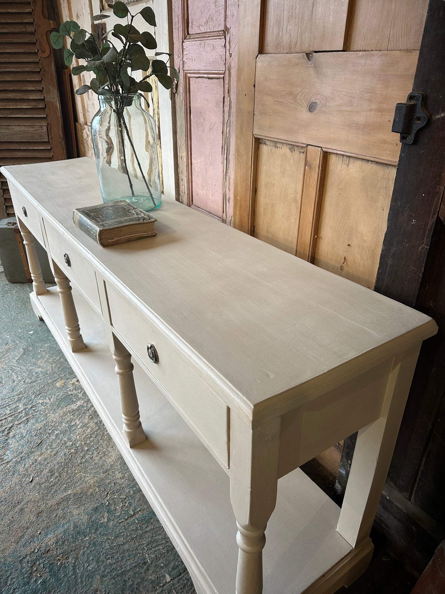 Rustic console table / sideboard