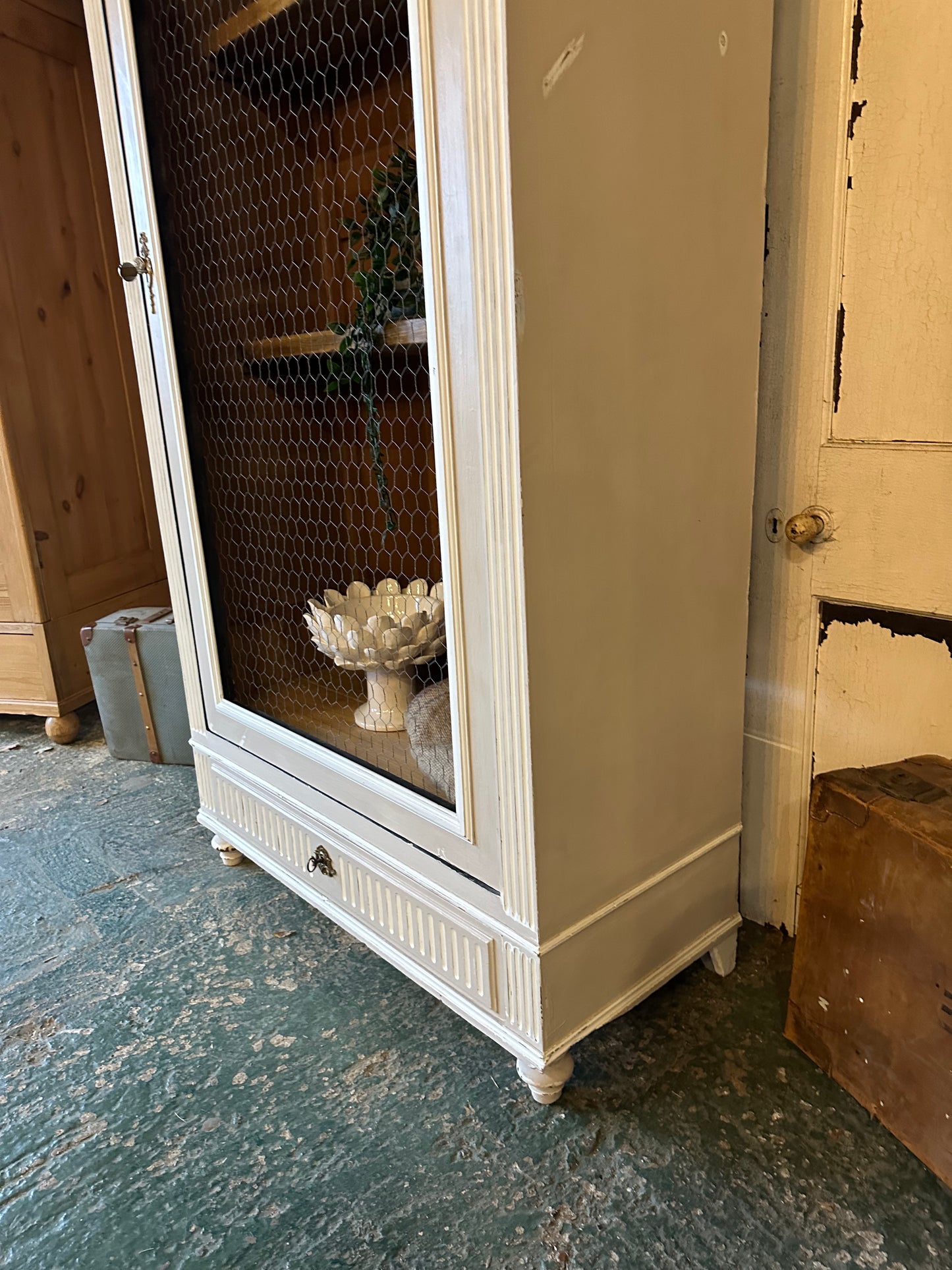 Rustic vintage armoire / linen press