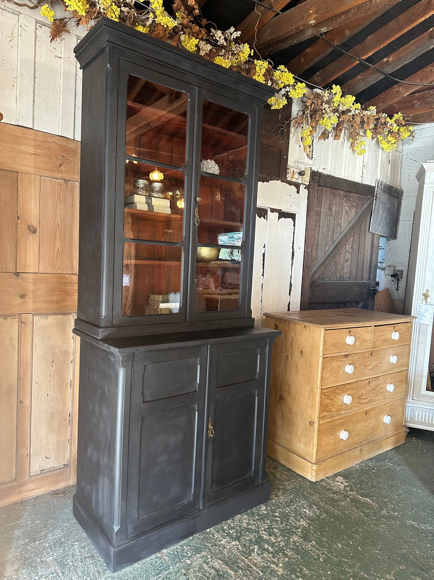 Rustic vintage dresser