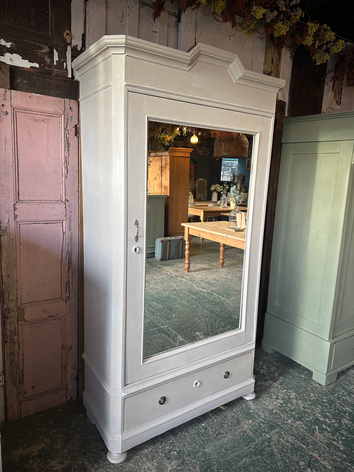 Rustic vintage wardrobe / armoire