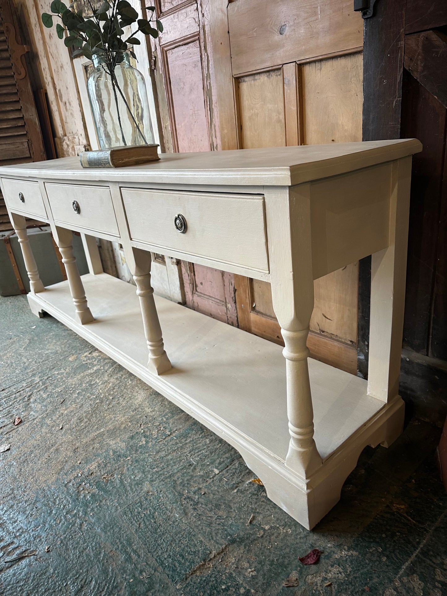 Rustic console table / sideboard