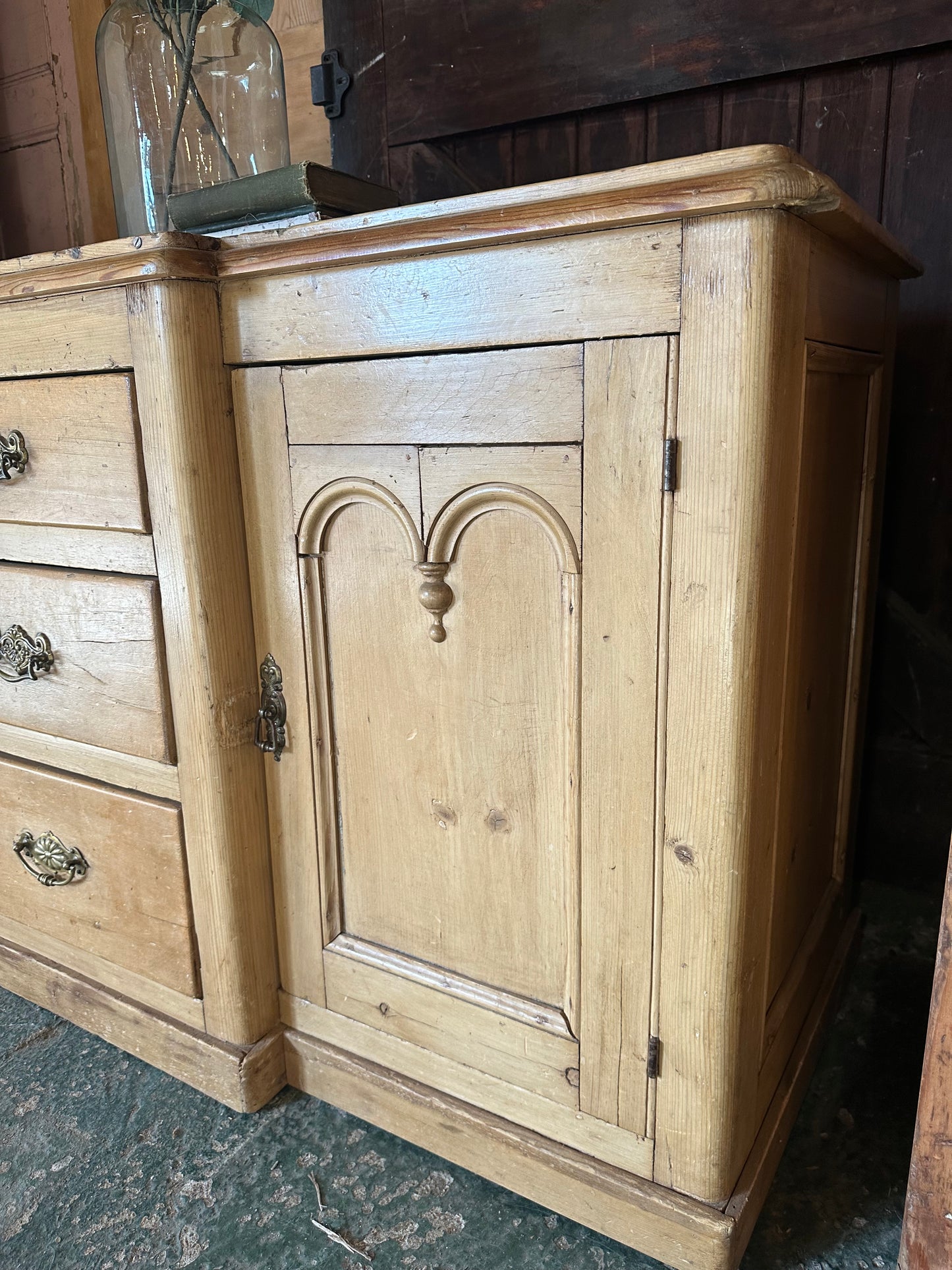 Rustic vintage sideboard