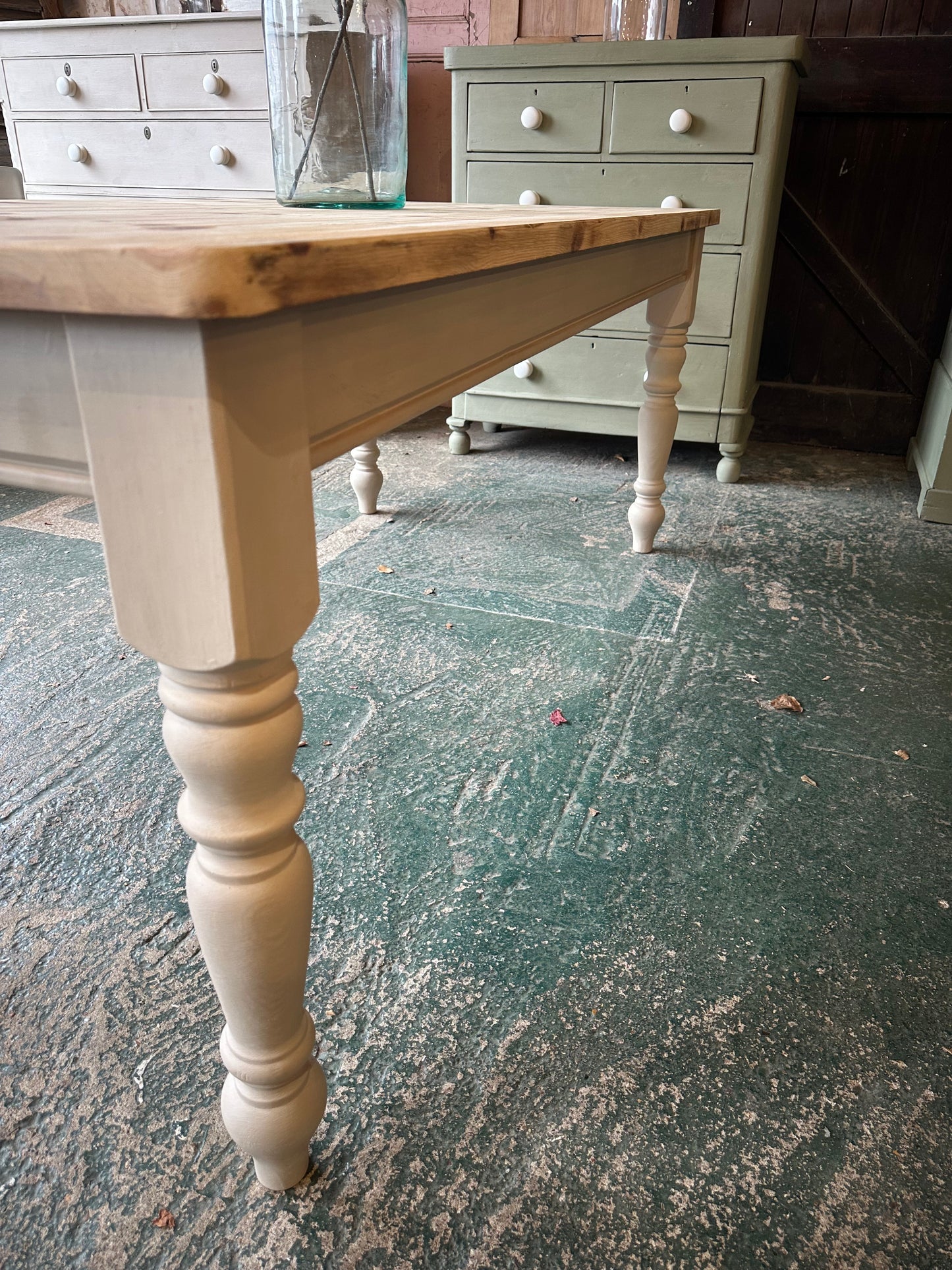 Farmhouse table 8 seater