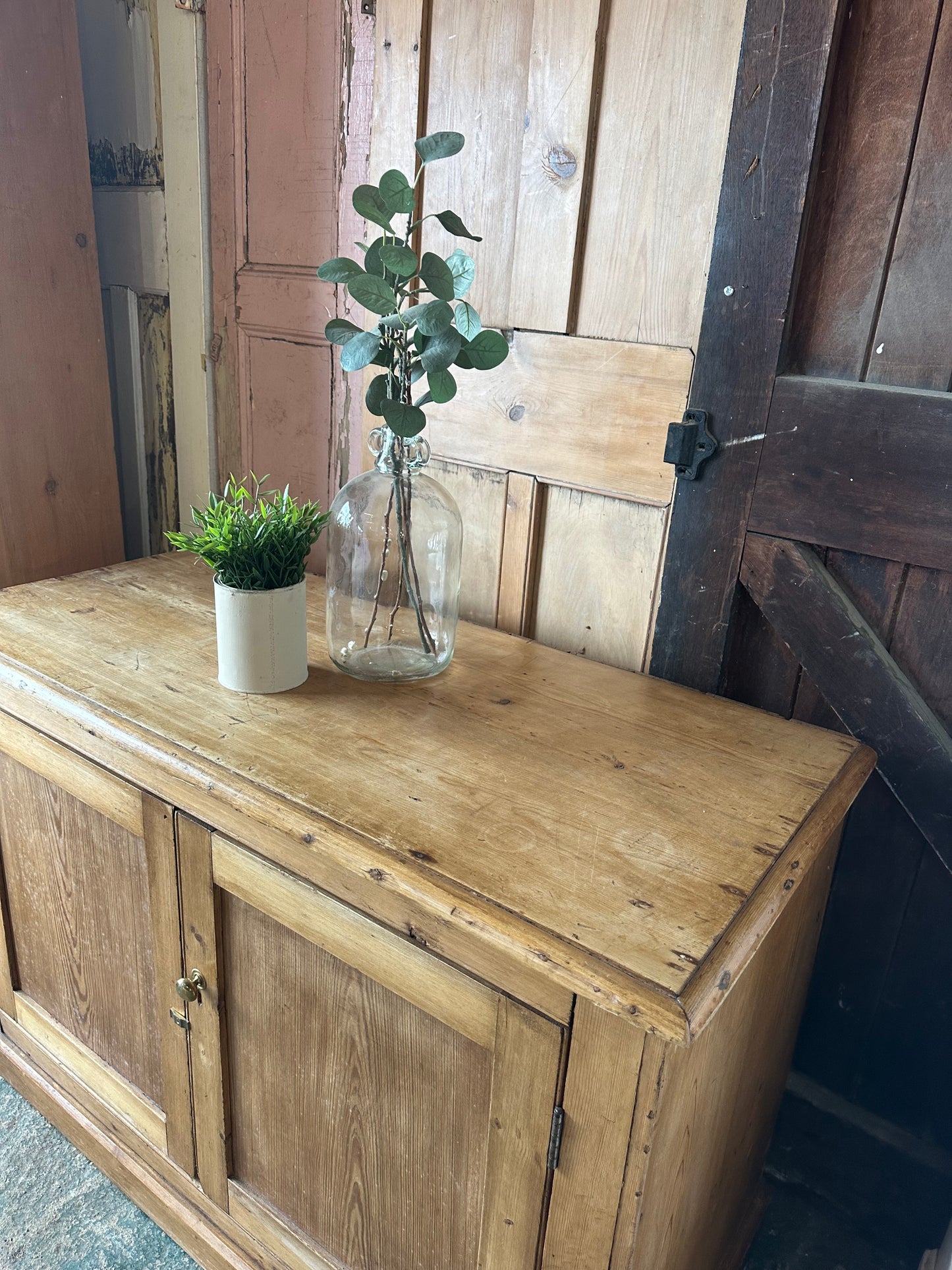 Rustic vintage sideboard