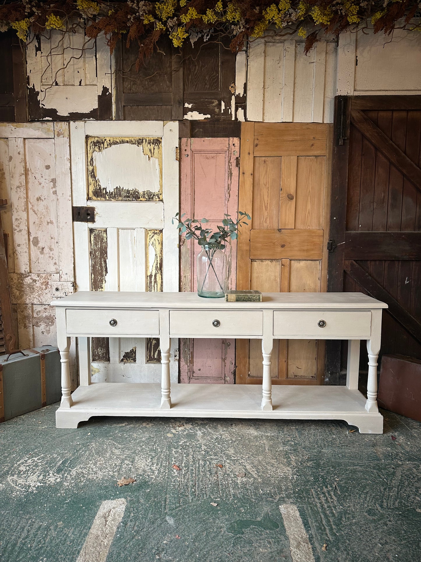 Rustic console table / sideboard