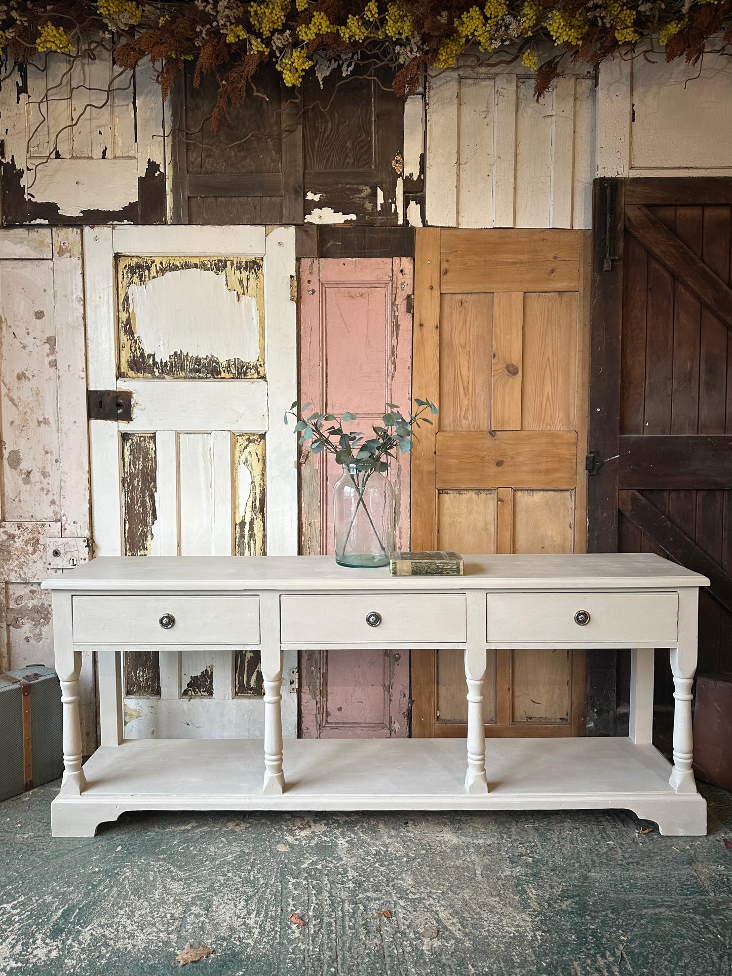 Rustic console table / sideboard