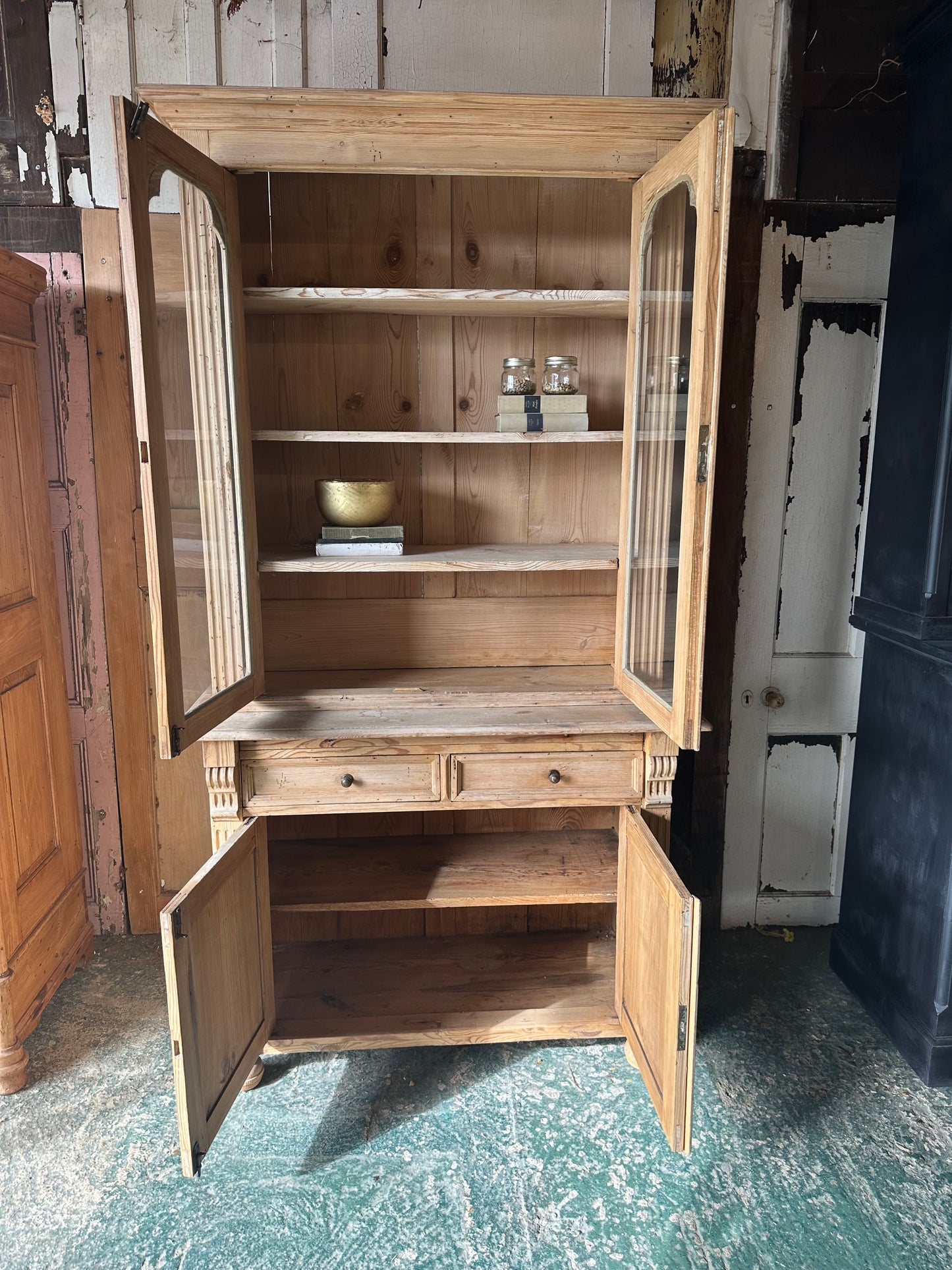 Rustic vintage dresser