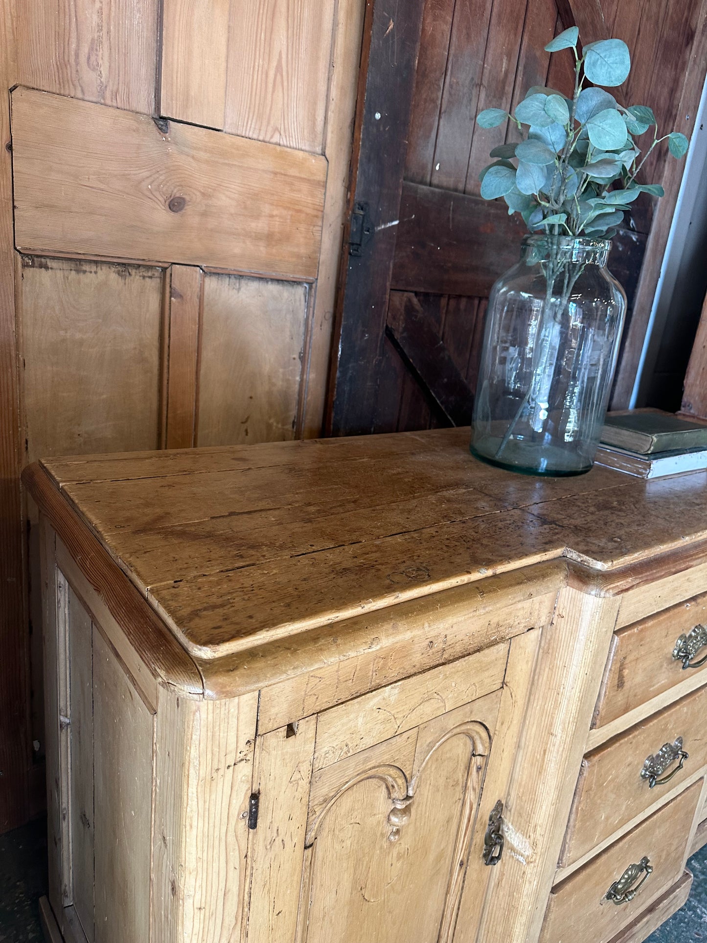 Rustic vintage sideboard