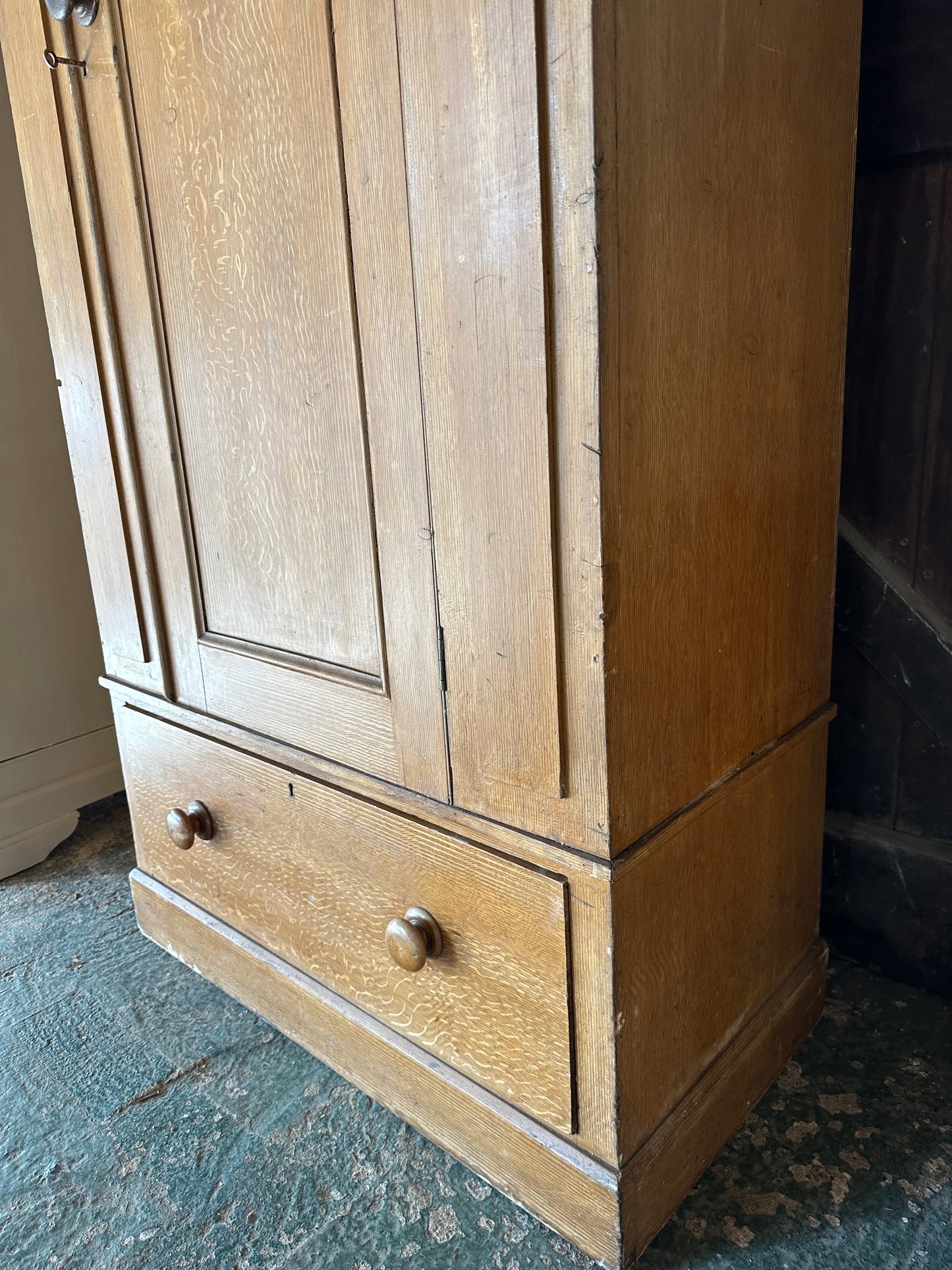 Rustic vintage wardrobe