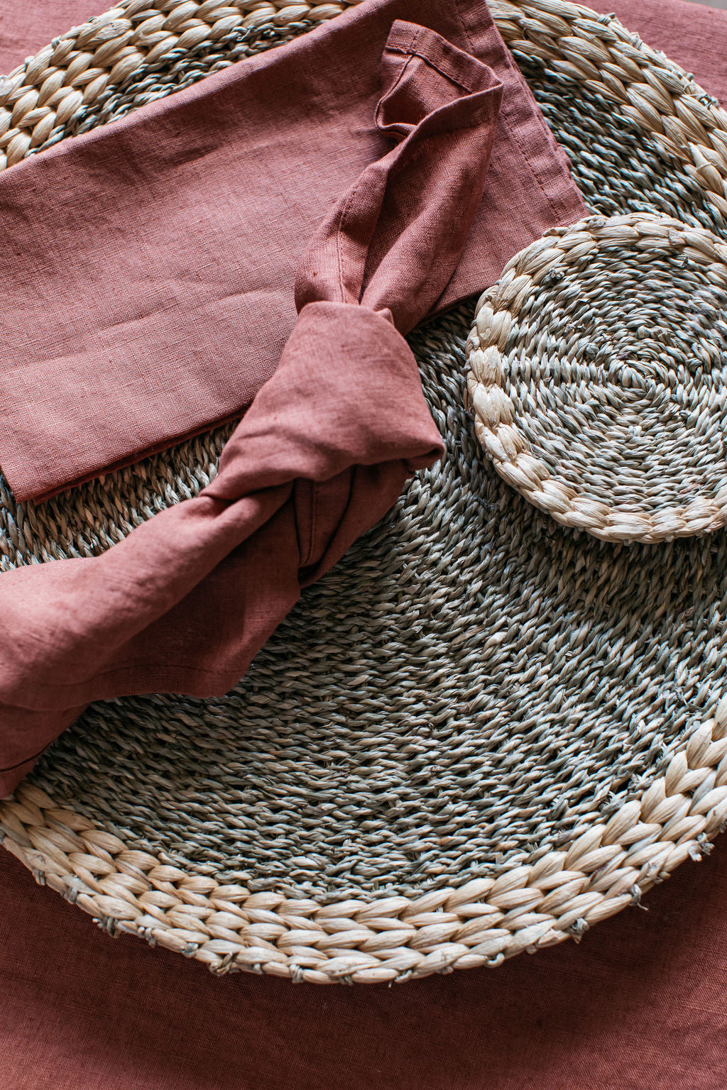 Venlig Water Hyacinth Set of 2 Placemats
