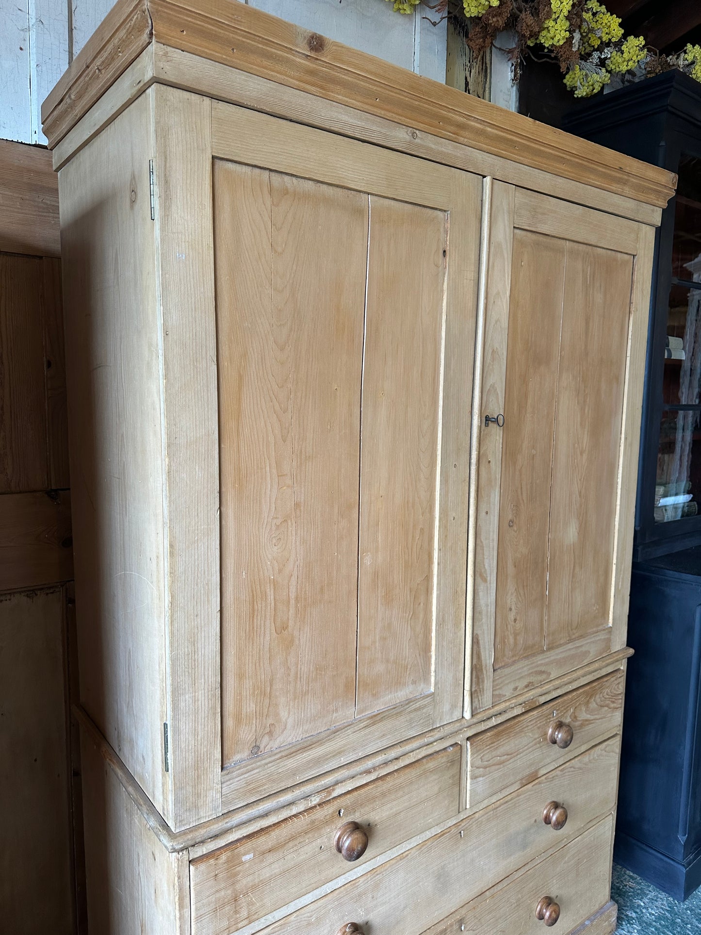 Vintage linen press / wardrobe