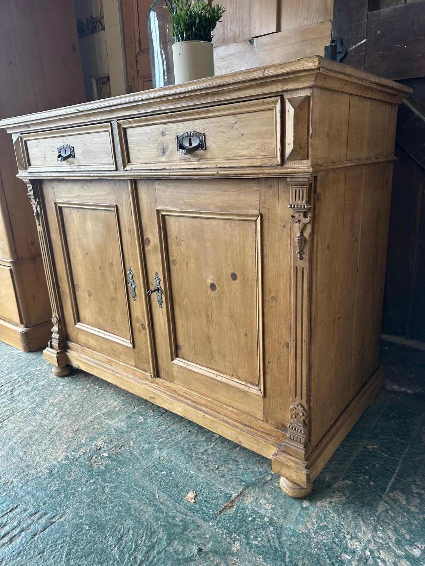 Rustic vintage sideboard