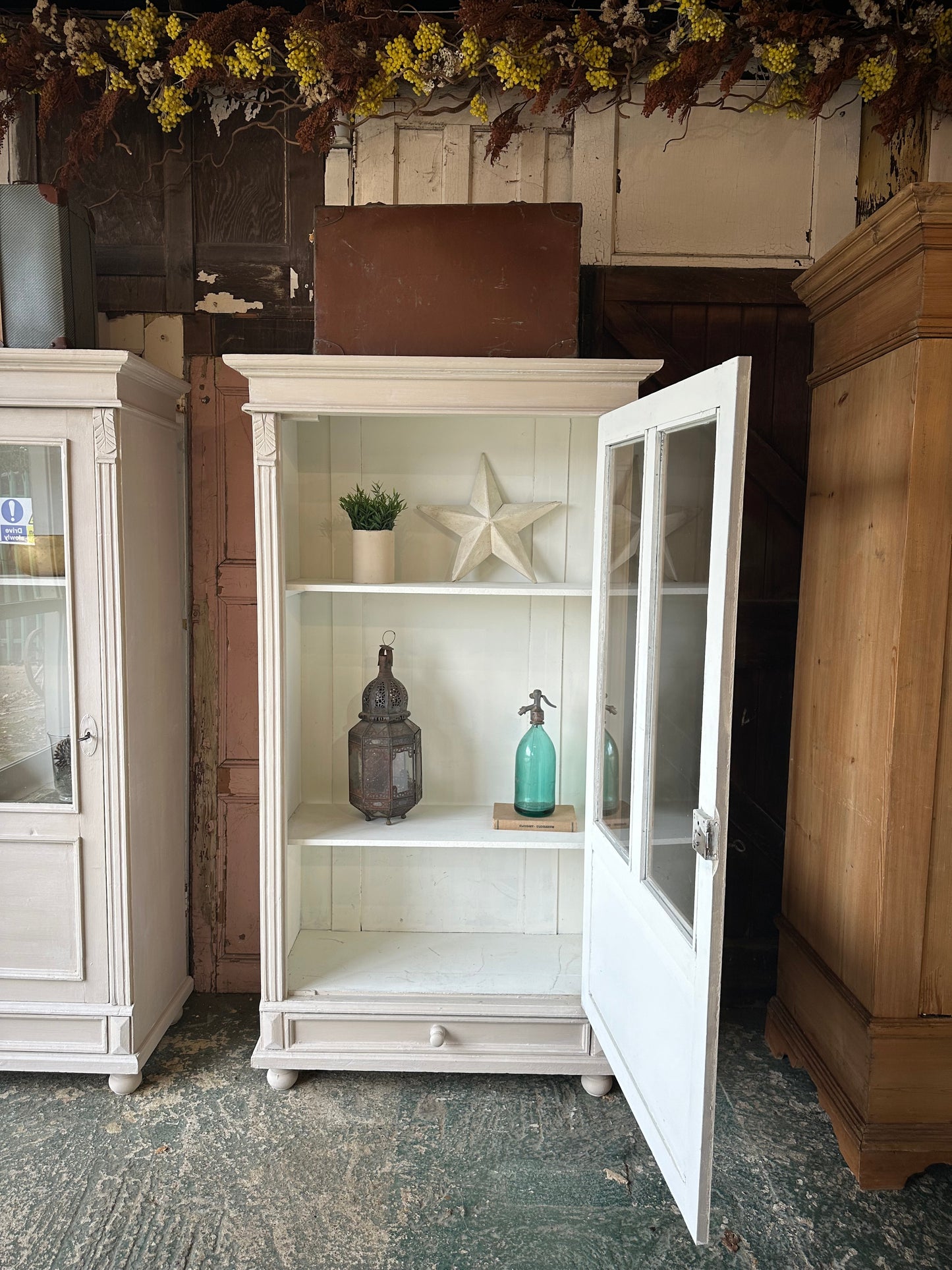 Vintage armoire / display cabinet