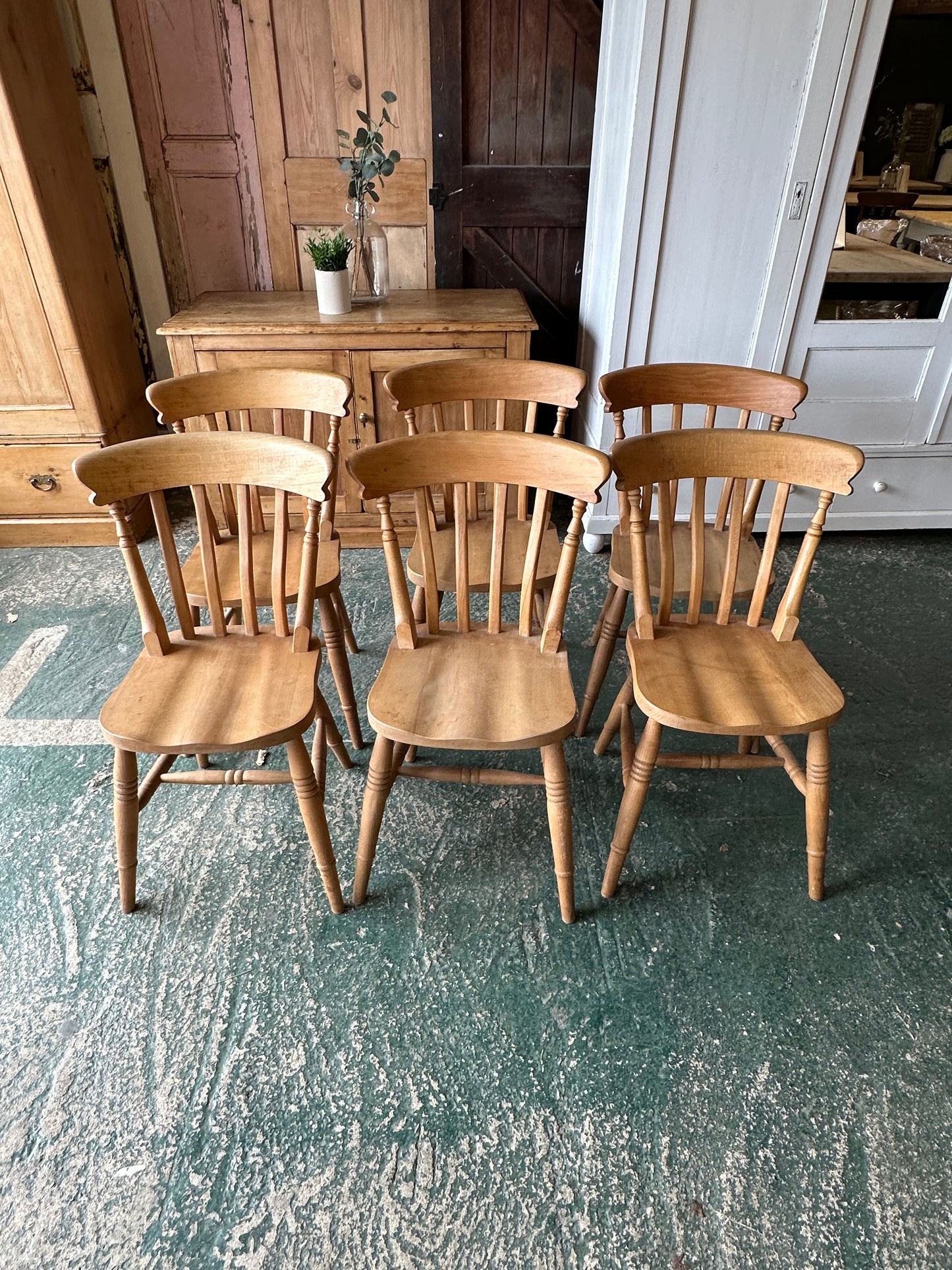 Farmhouse chairs (set of 6)