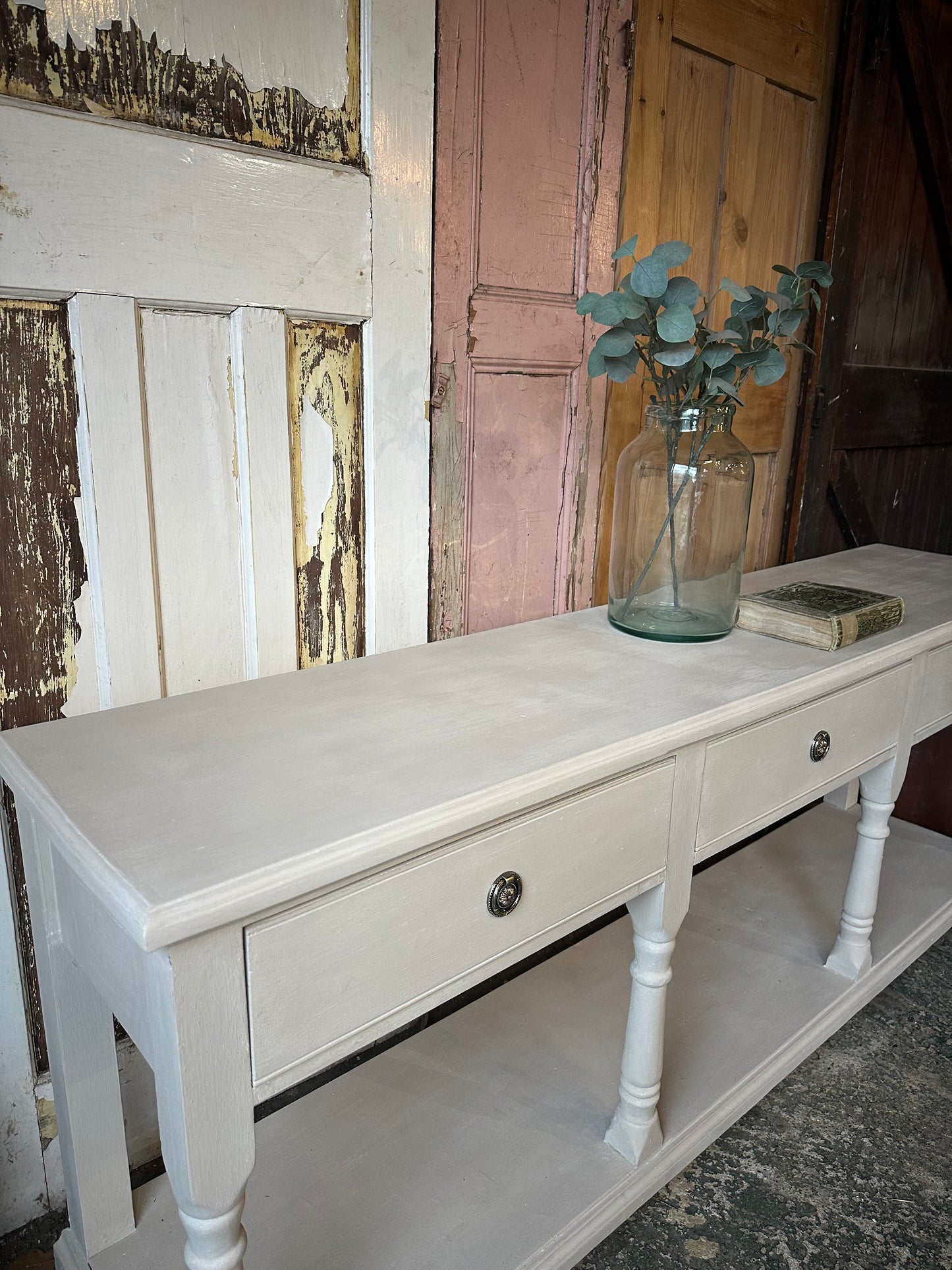 Rustic console table / sideboard