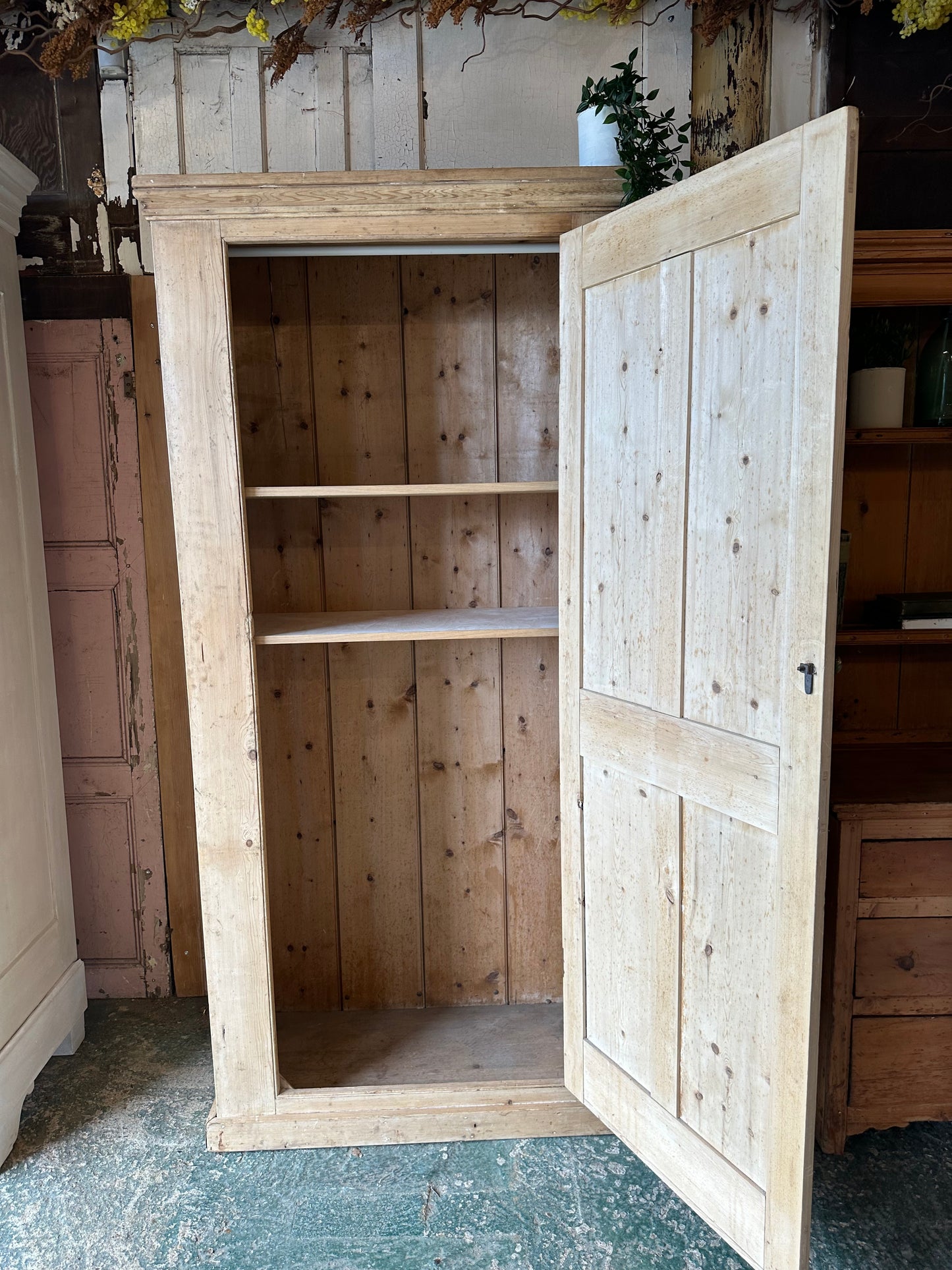 Rustic vintage wardrobe / cupboard
