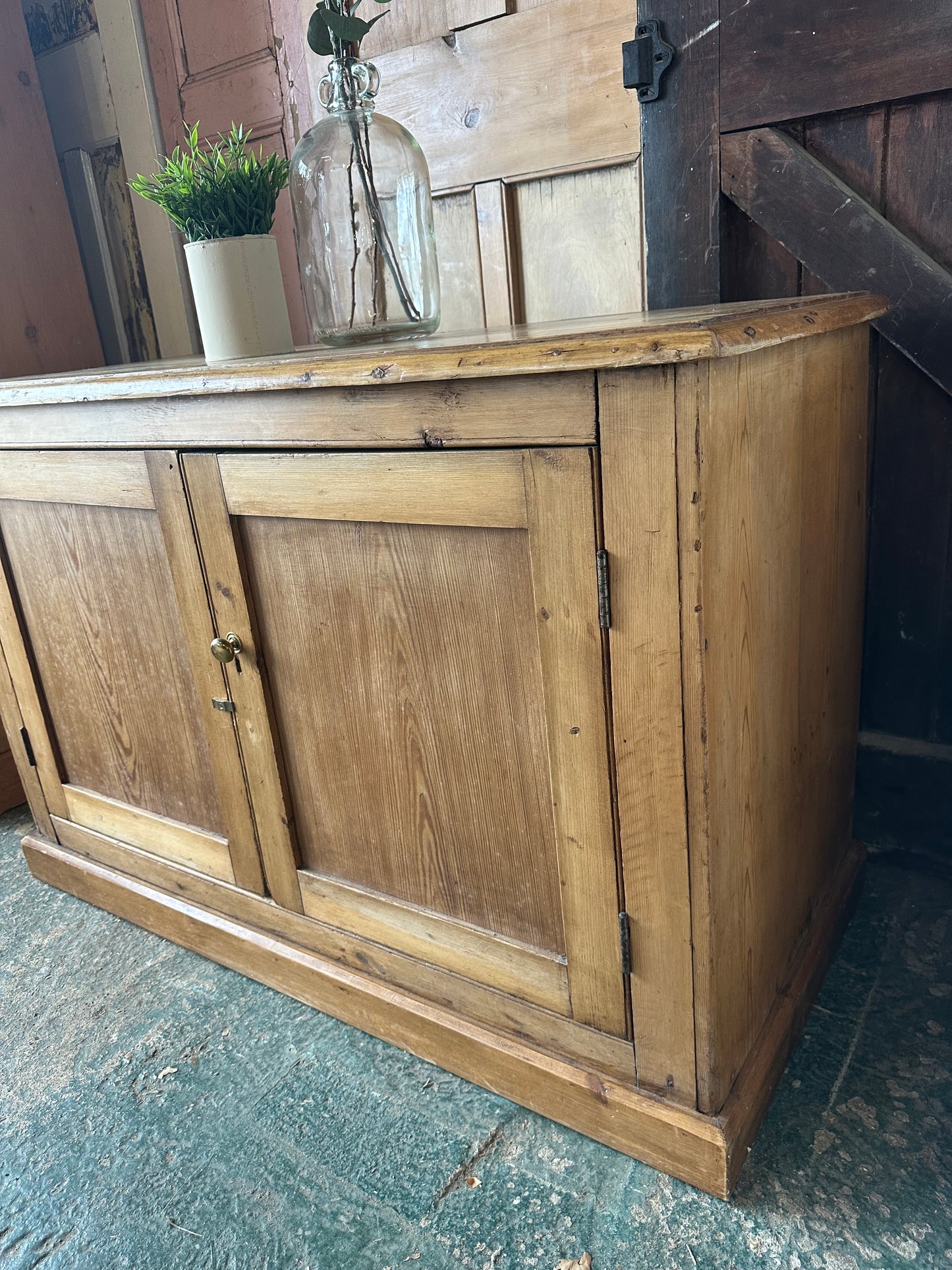 Rustic vintage sideboard