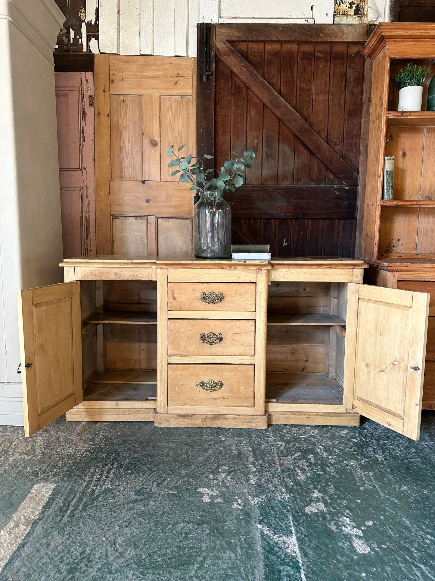 Rustic vintage sideboard
