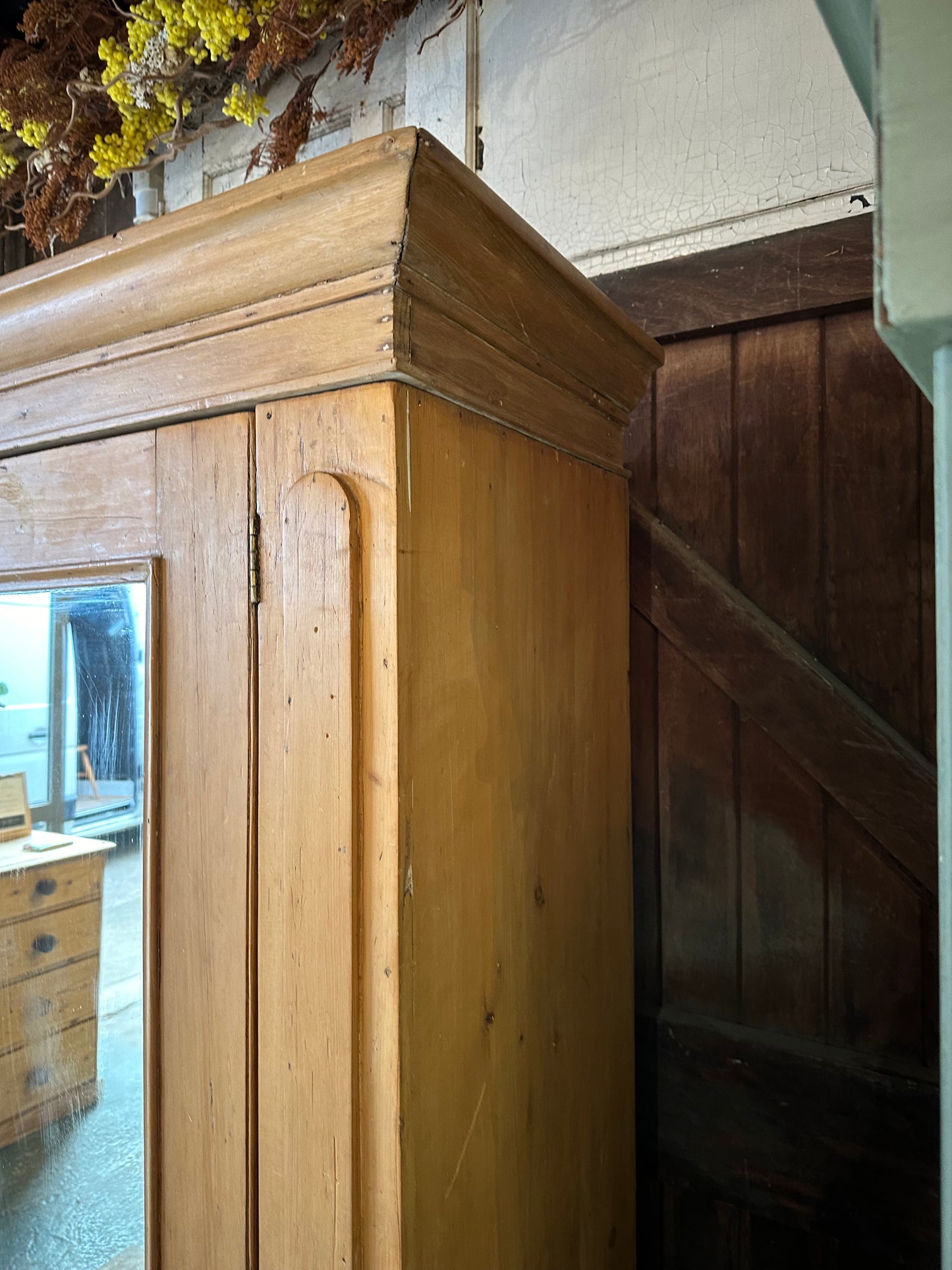 Rustic vintage wardrobe