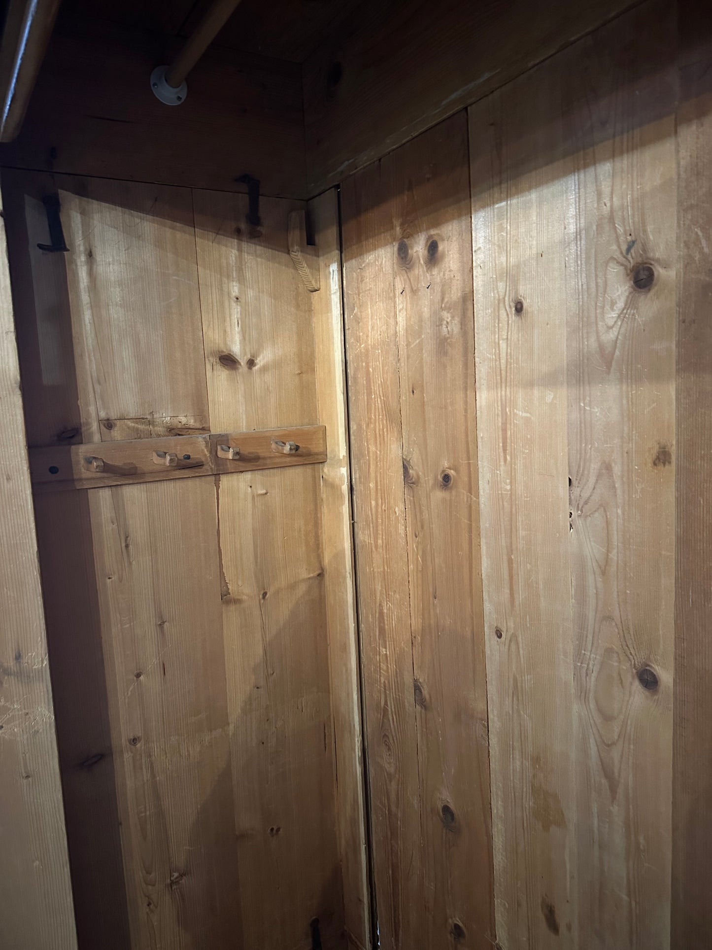 Rustic vintage knock down wardrobe