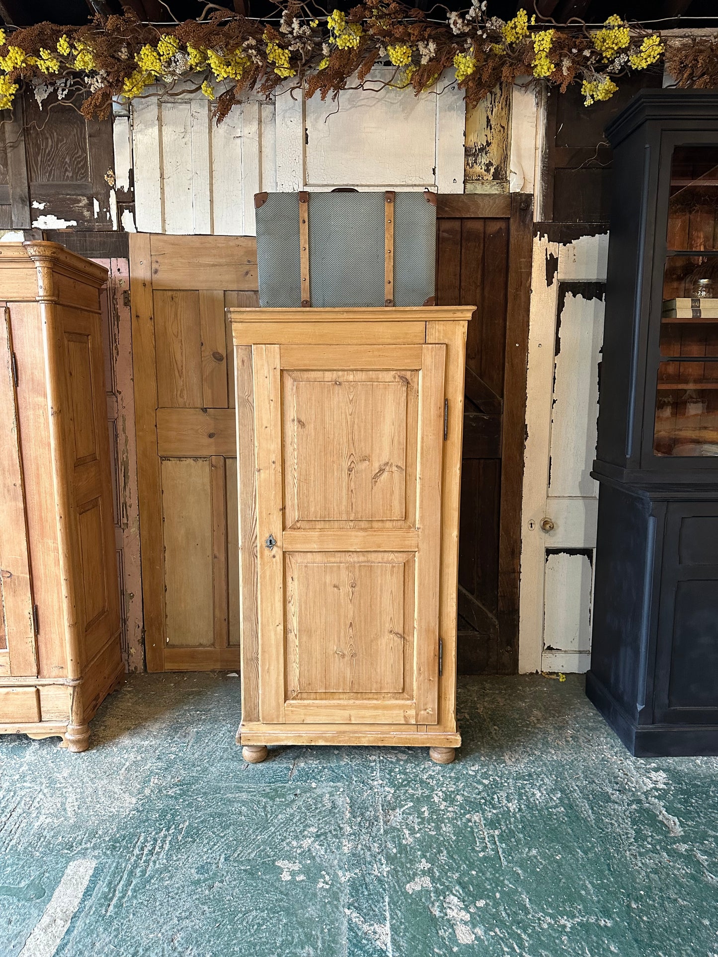 Rustic vintage wardrobe