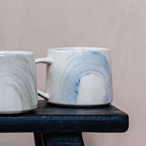 Brush Stroke Koko Mug - Ink