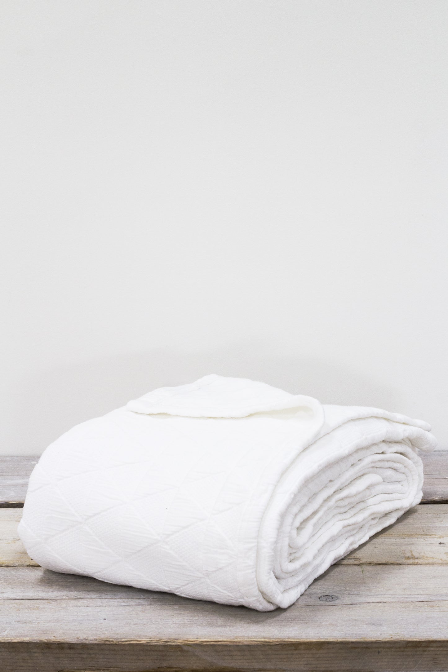 Stockholm White Bedspread