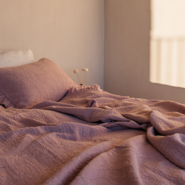 Alta Bedspread Blush