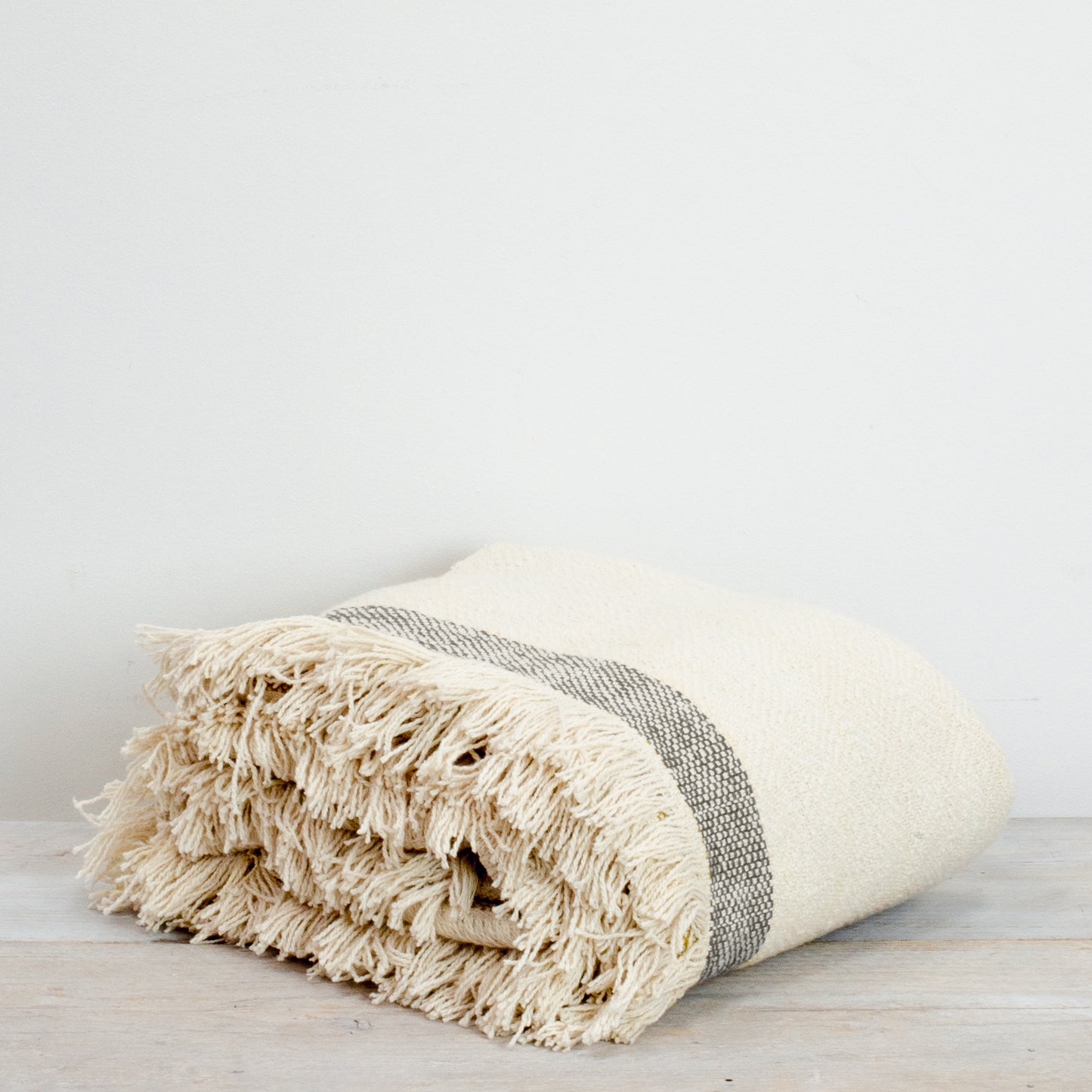 Andas Black Stripe Throw