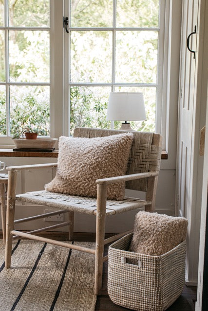 Hasta Stripe Jute Rug Small